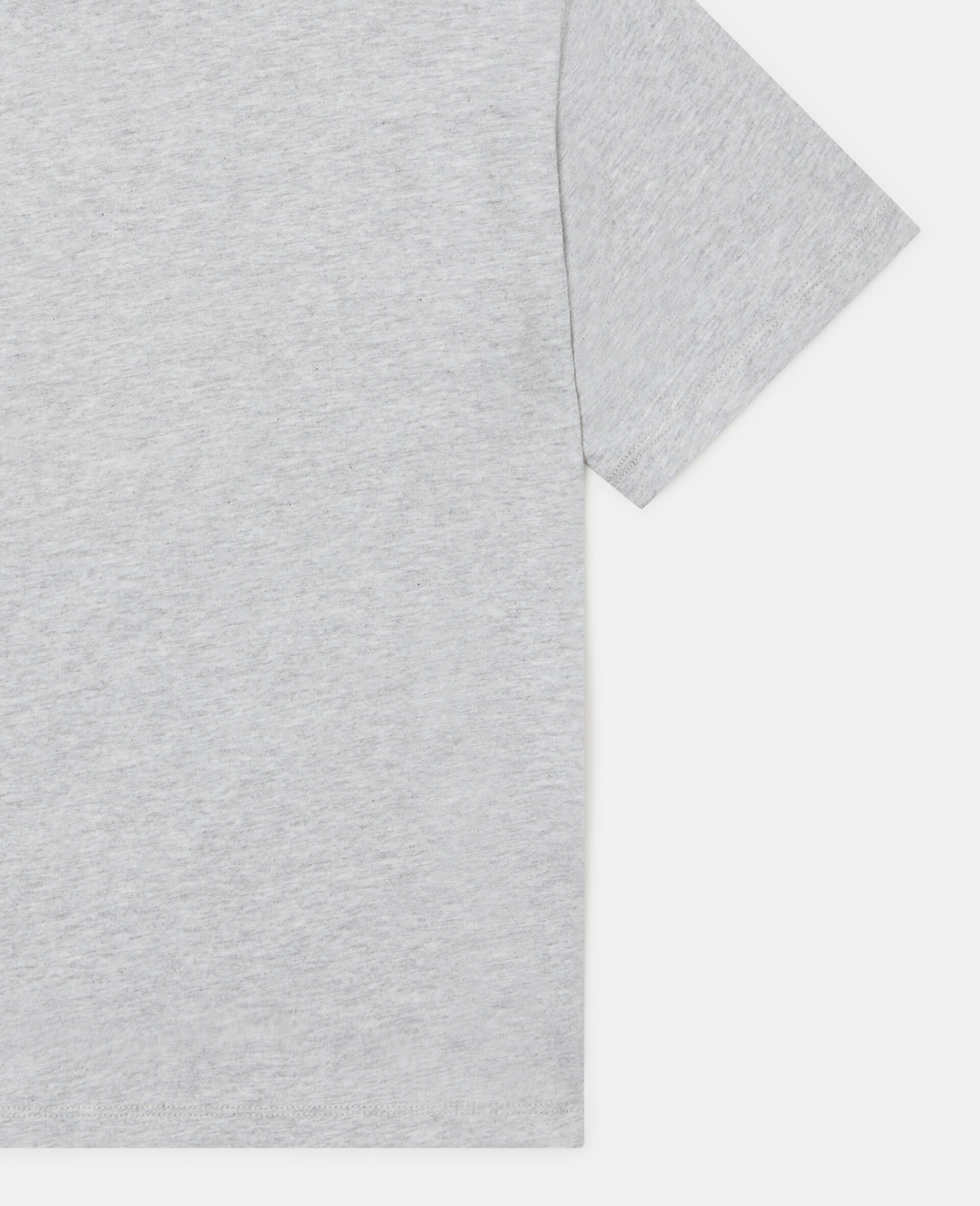 Tennis Ball Graphic T-Shirt-Grey-large image number 3