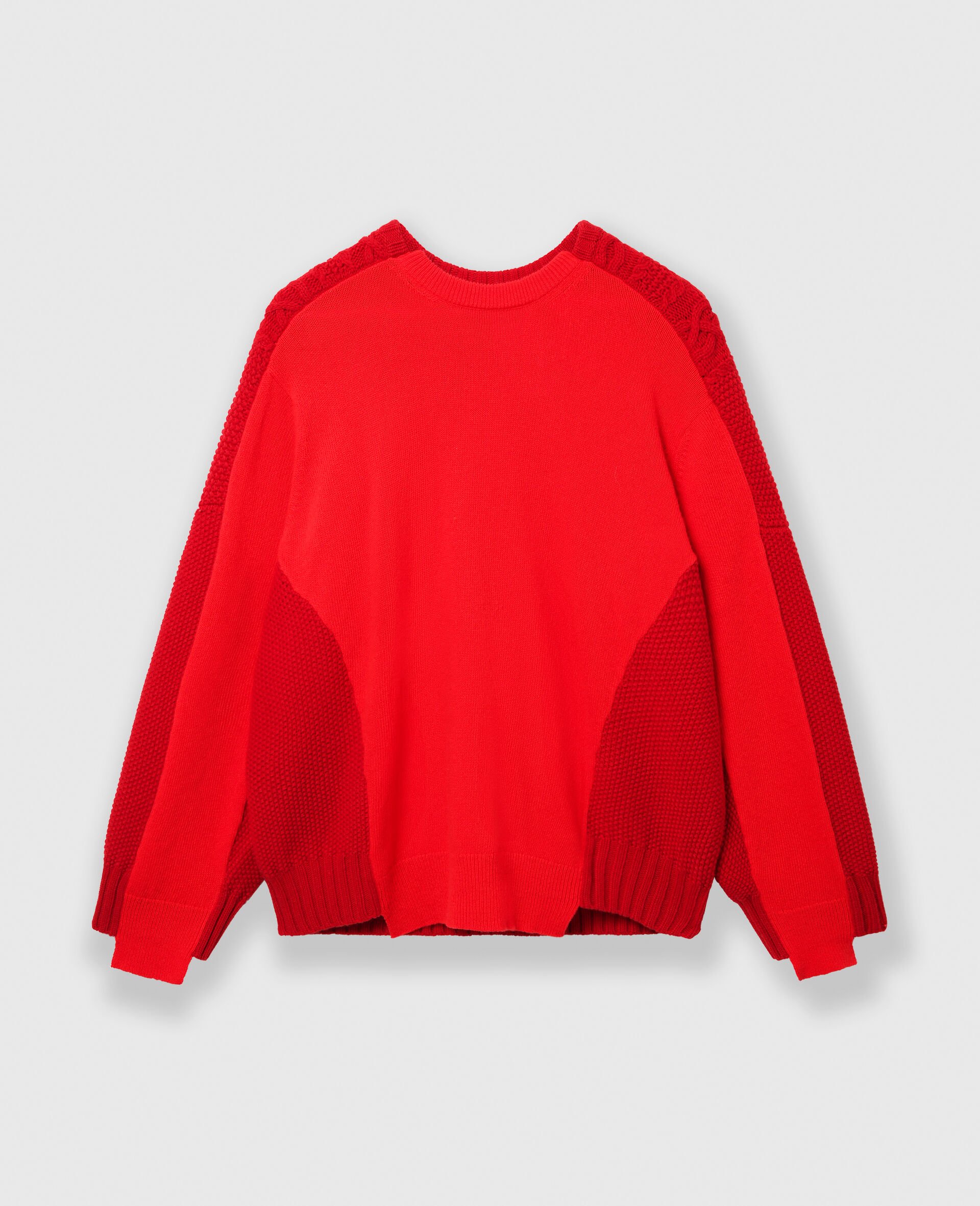 Hybrid Crewneck Jumper-Red-large image number 0