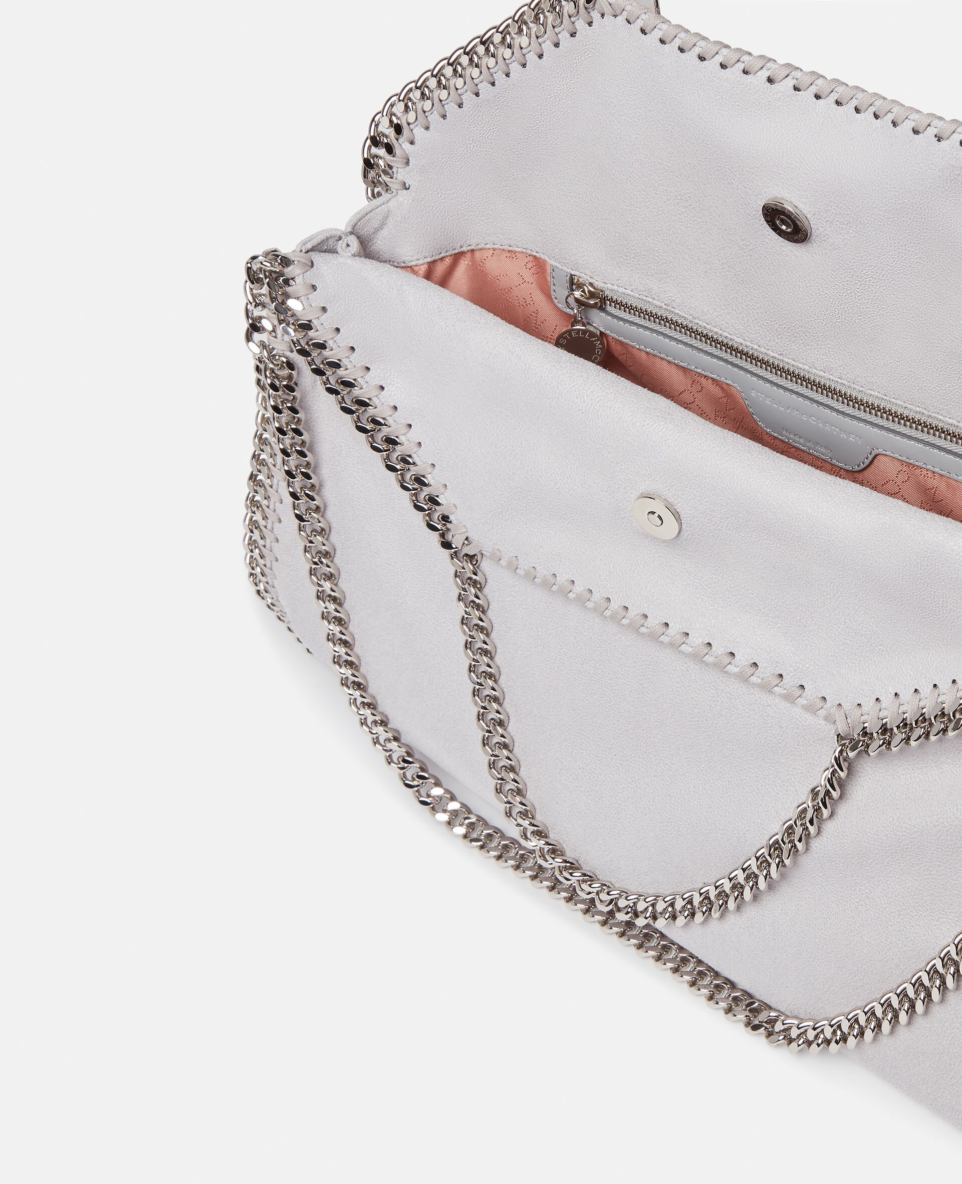 Falabella Small Tote Bag-Grey-large image number 2