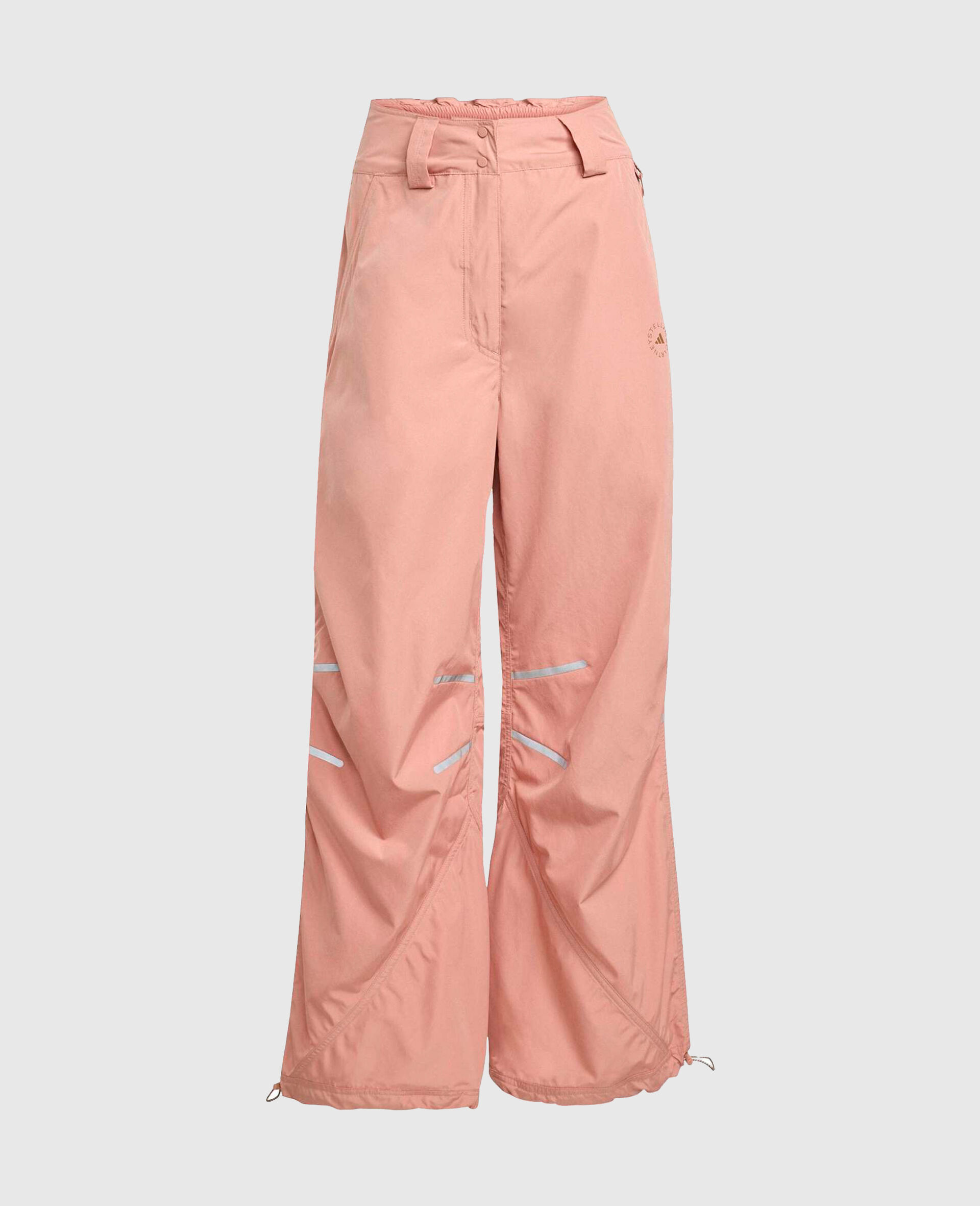 Pantalon de survetement tisse avec logo-Rose-medium