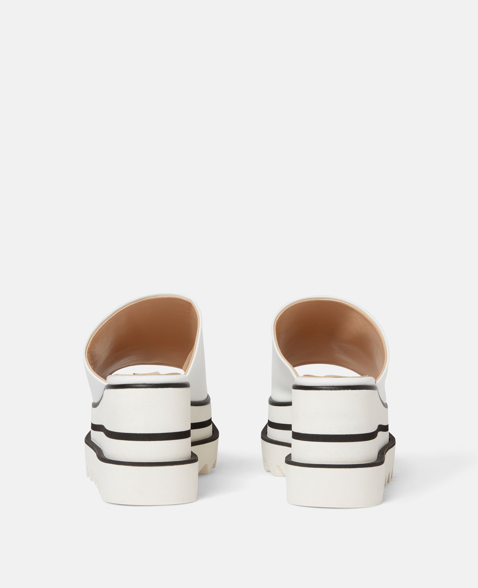 Women White Sneak-Elyse Platform Mules | Stella McCartney US