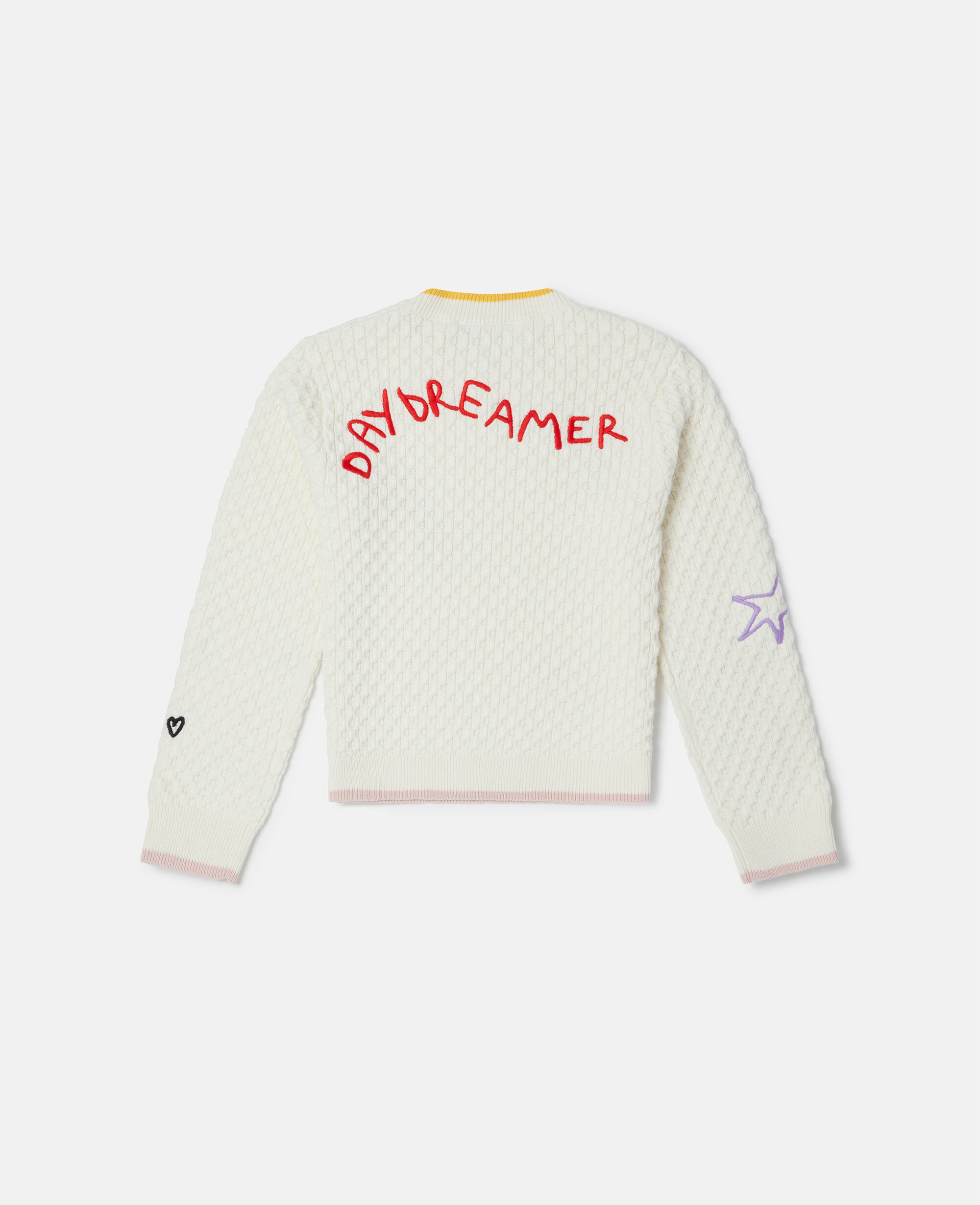 ◆StellaMcCartney◆エンブロイダリー クロシェ セーター 大人OK HELLO ニットセーター | EYARN