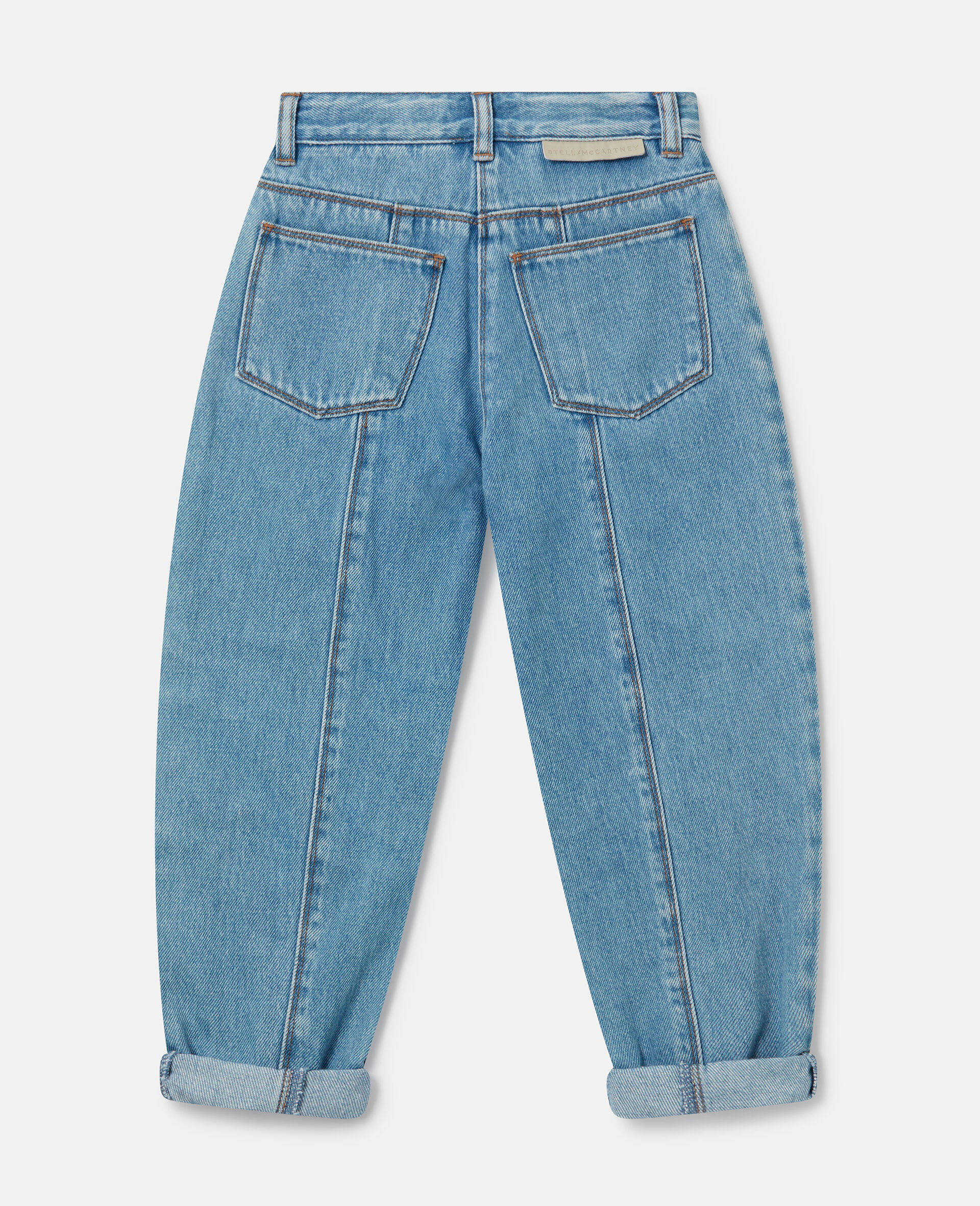 Slim-Leg Denim Jeans -Blue-large image number 2