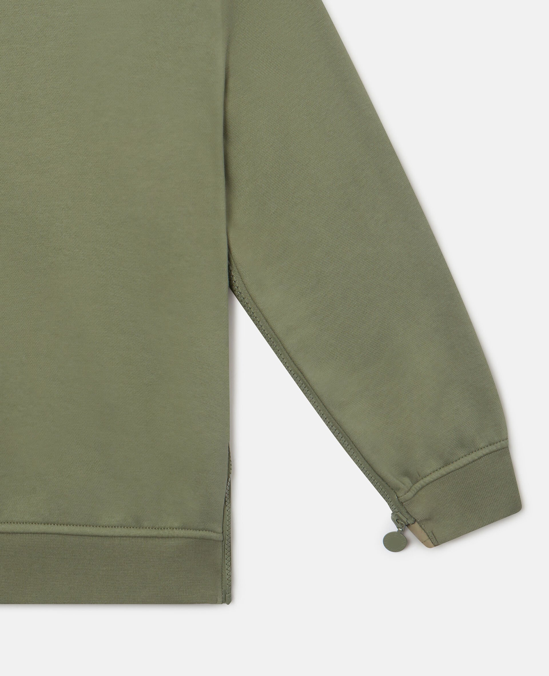 Logo Medallion Crewneck Sweatshirt-Green-large image number 3