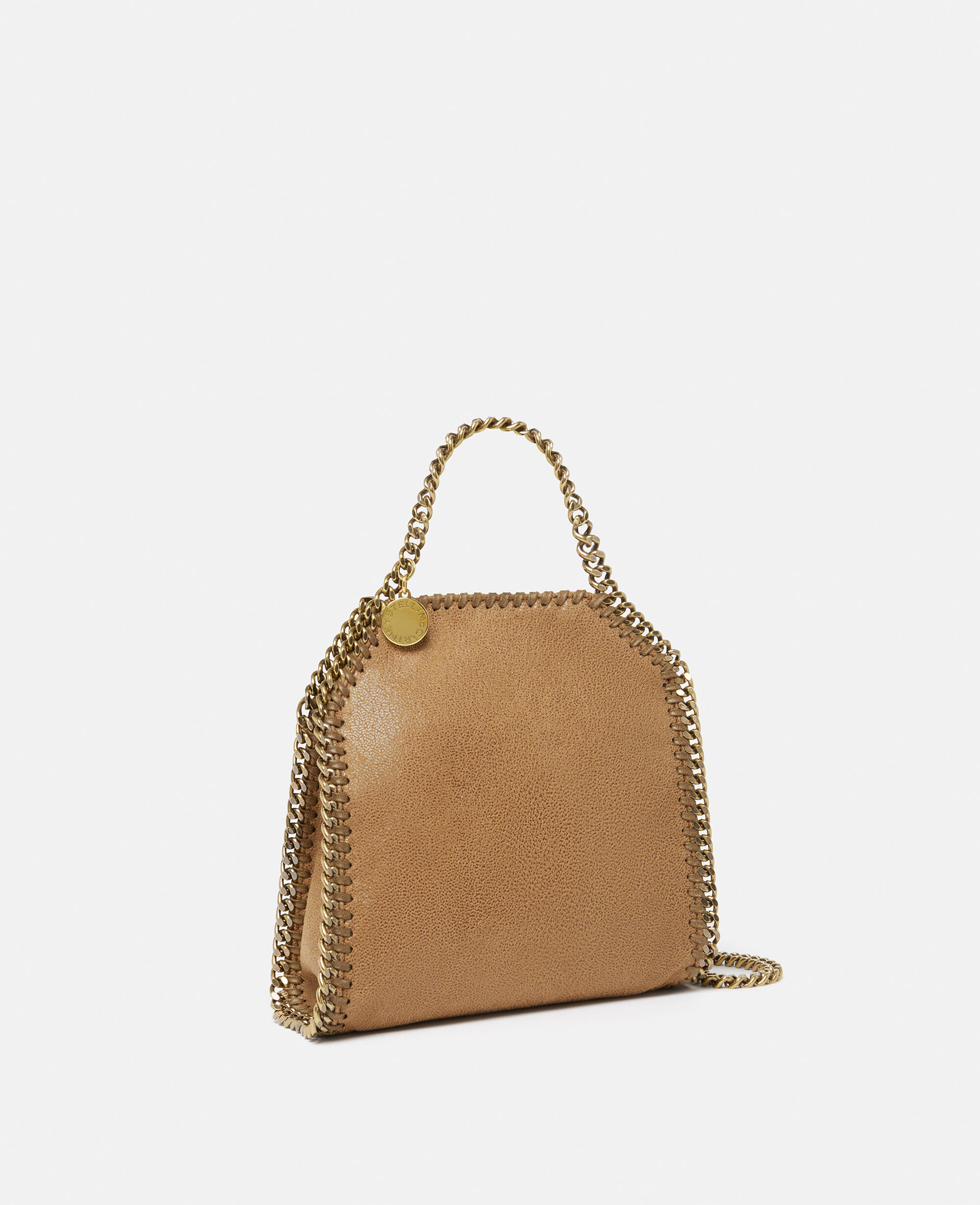 Borsa Tote Micro Falabella Marrone pecan da Women Stella McCartney IT