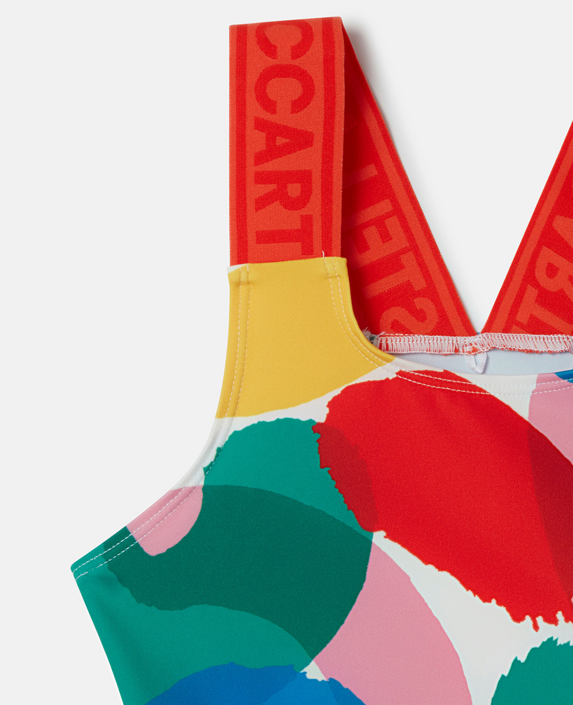 Smudge Print Sports Crop Top-Multicolour-large Smudge Print Sports Crop Top-Multicolour-large image number 1