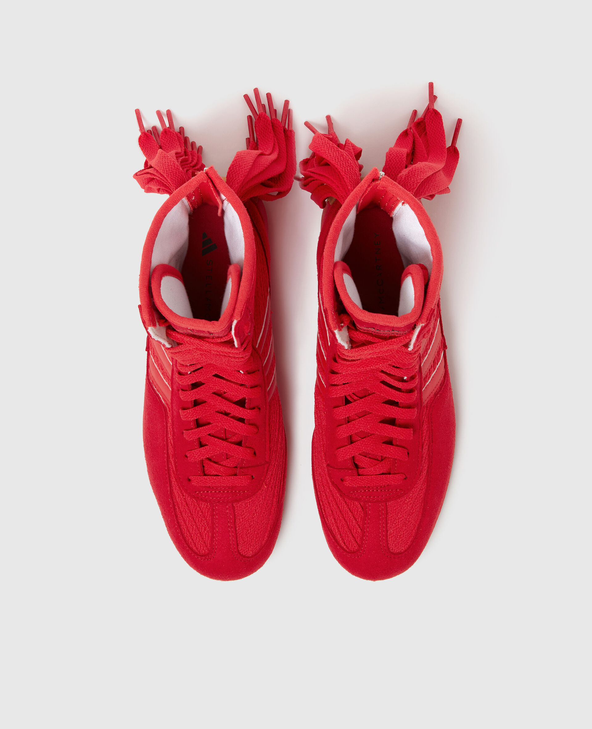 Rasant Fringe High-Top Trainers-Red-large image number 4