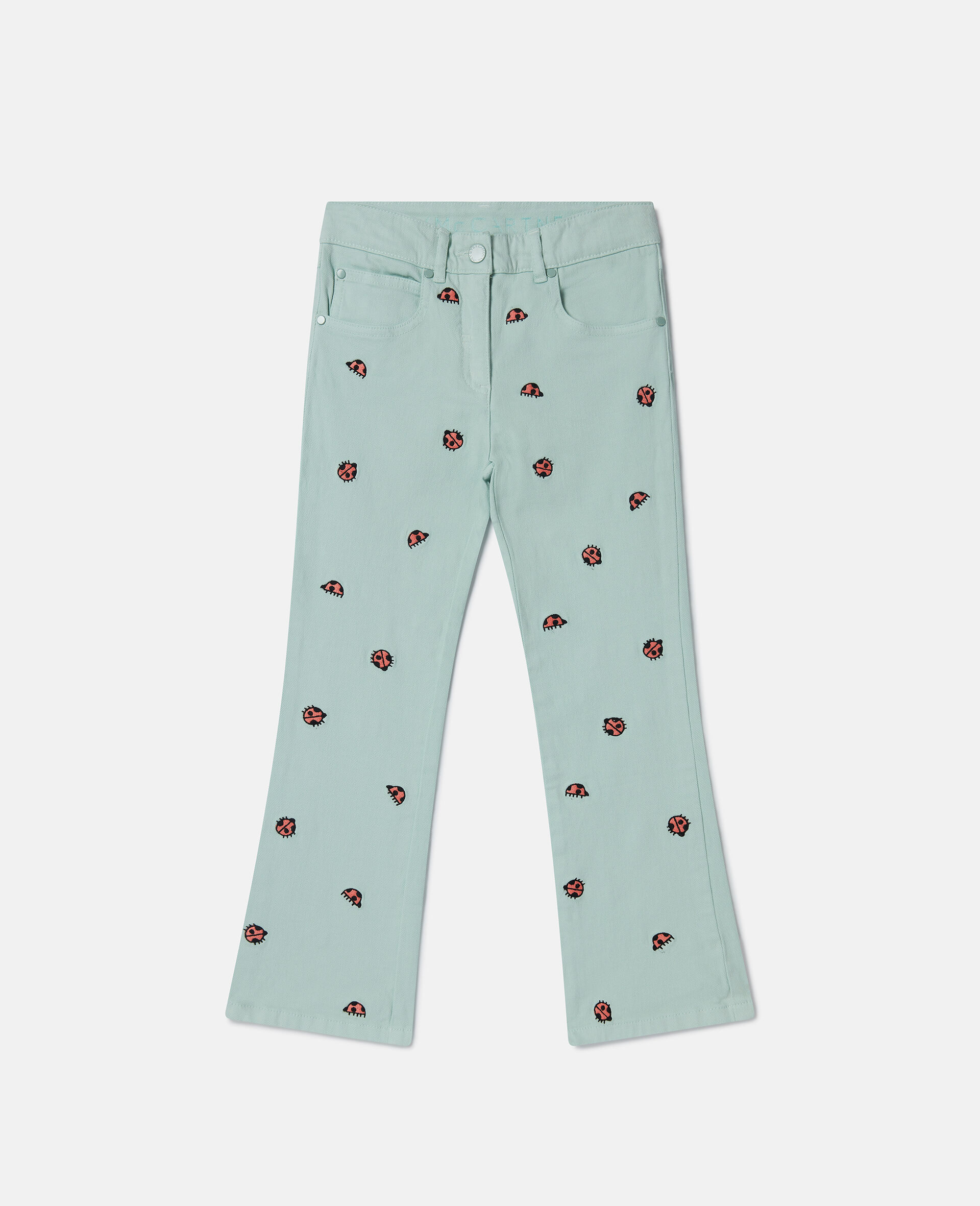 Ladybird Straight-Leg Denim Jeans-Green-large image number 0