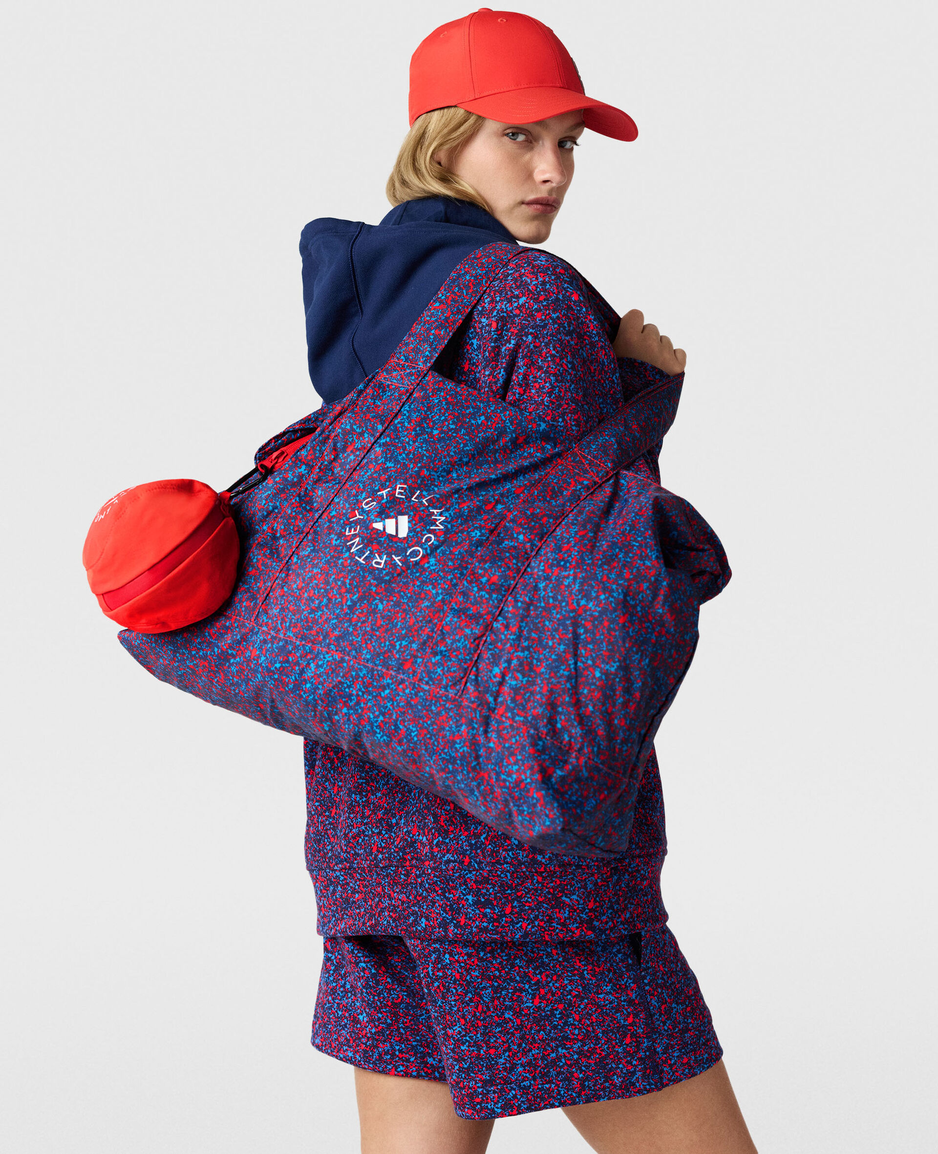 Logo Packable Tote-Blue-large Logo Packable Tote-Blue-large image number 1