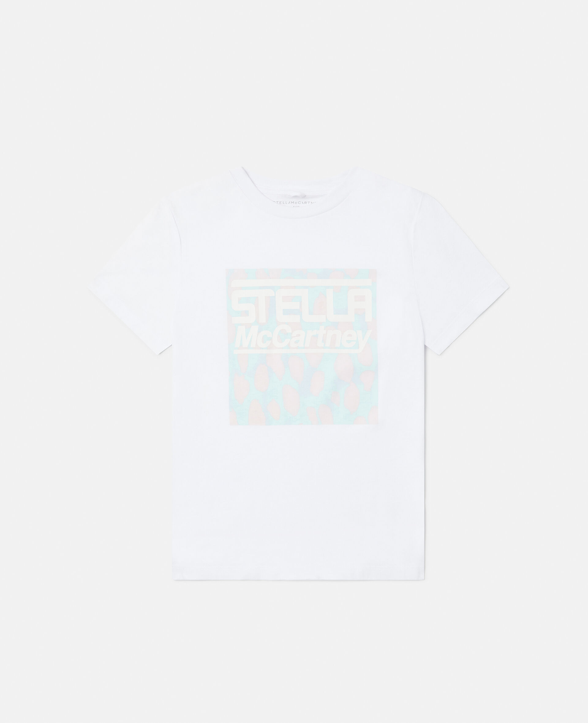 ステラロゴ カモフラージュ プリント Tシャツ-ホワイト-large image number 0