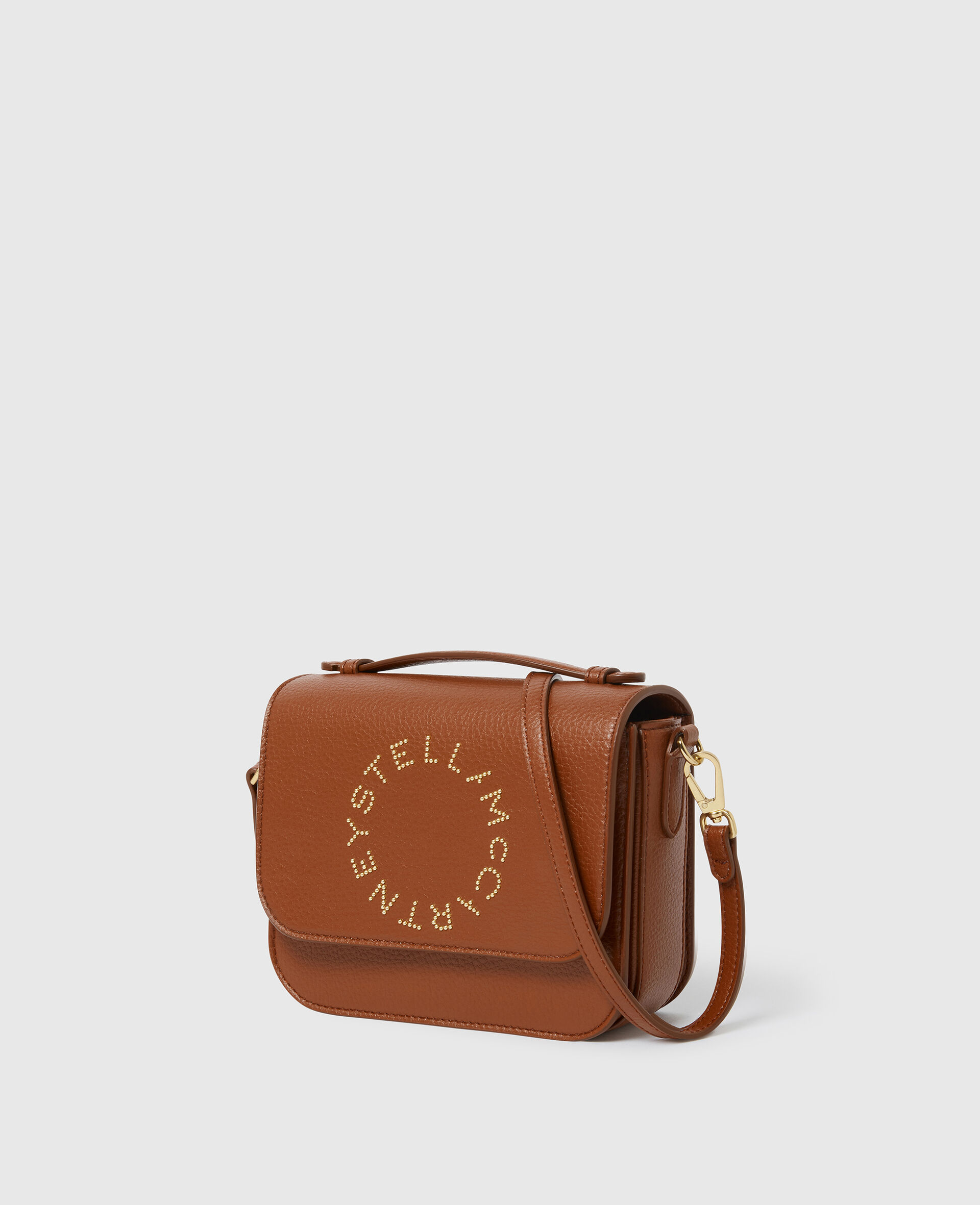 Logo Messenger Crossbody Bag-Grey-large image number 1