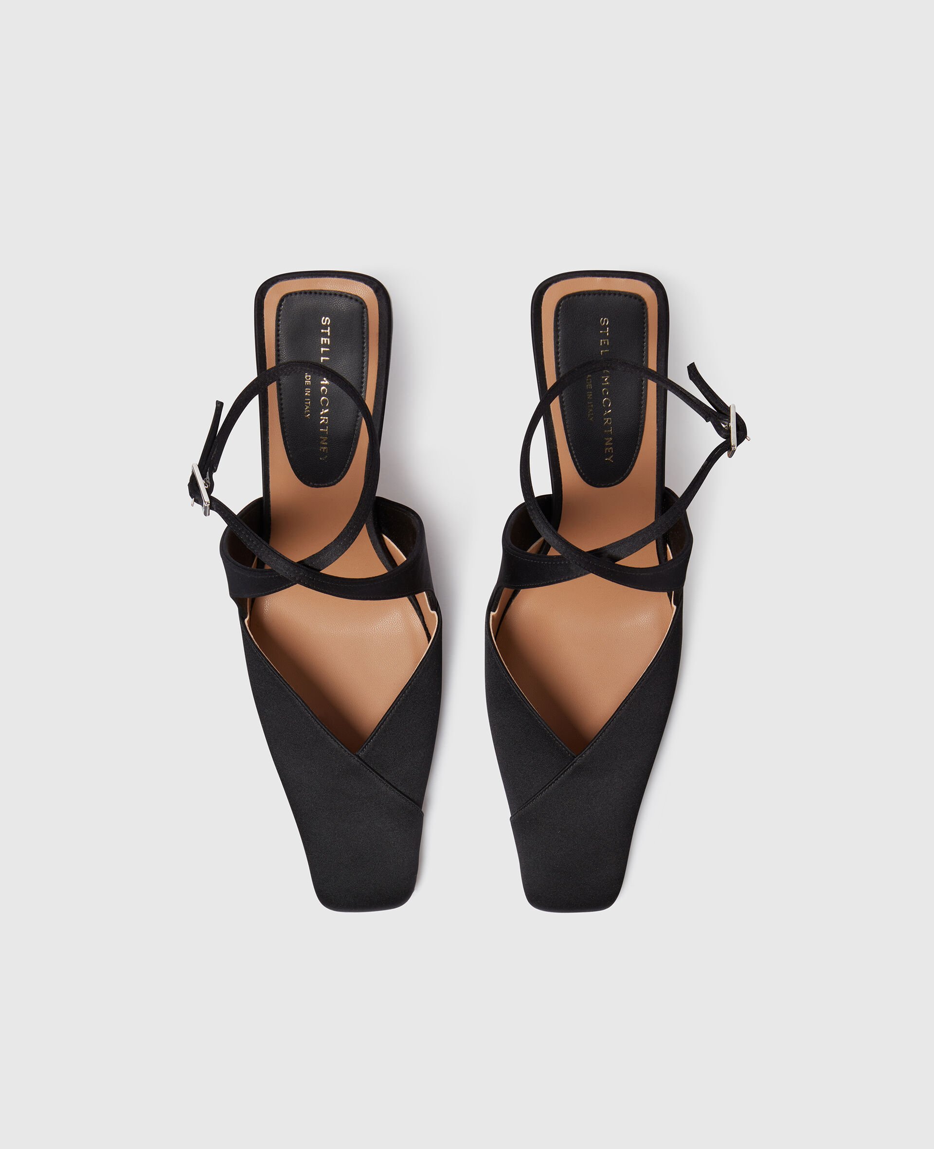 Stella Spur Heeled Pump-Black-large image number 3