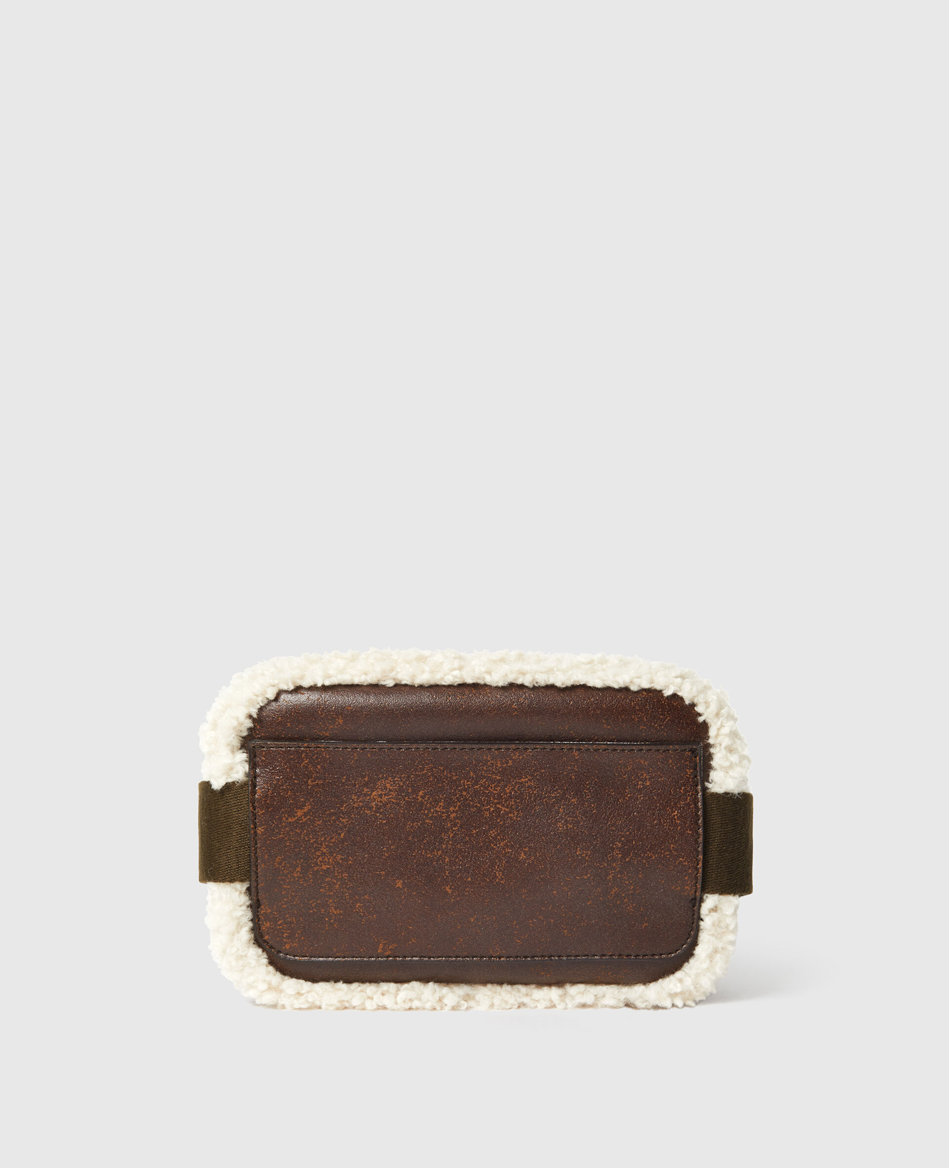 Logo Plush-Lined Bum Bag-Brown-large image number 5