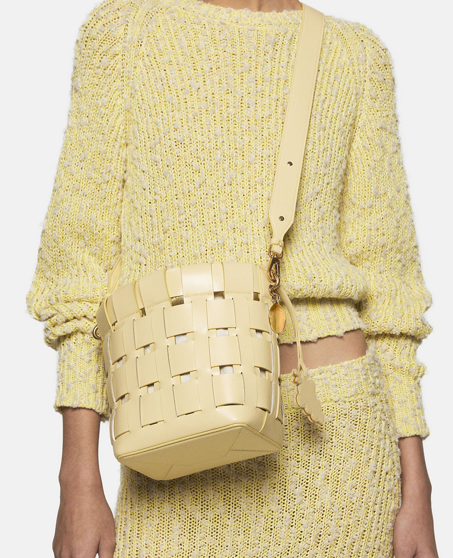 Frayme Veuve Clicquot Bucket Bag-Gelb-model