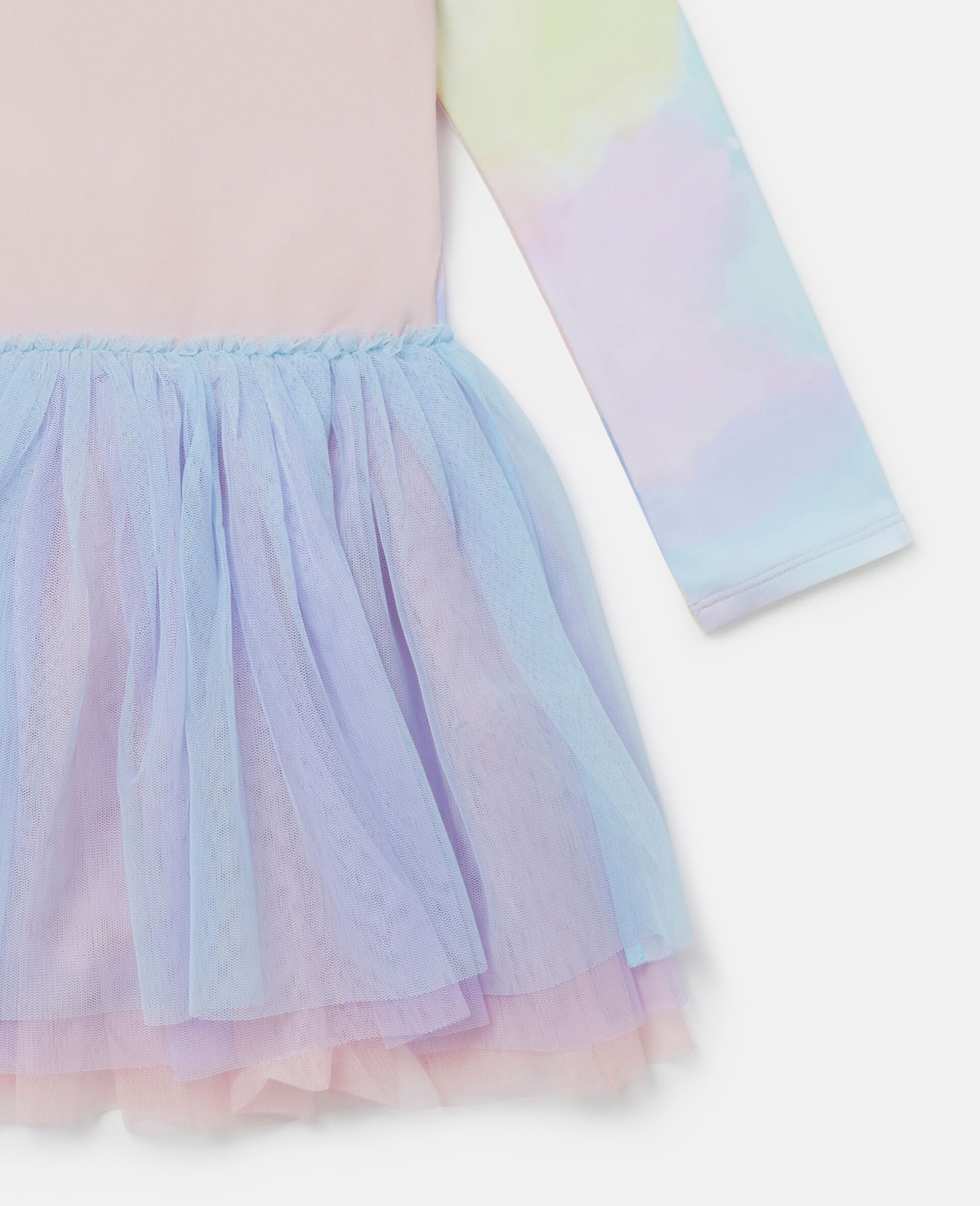 Tutu Kleid mit Einhoernern und Regenbogen-Weiß-large Tutu Kleid mit Einhoernern und Regenbogen-Weiß-large image number 3