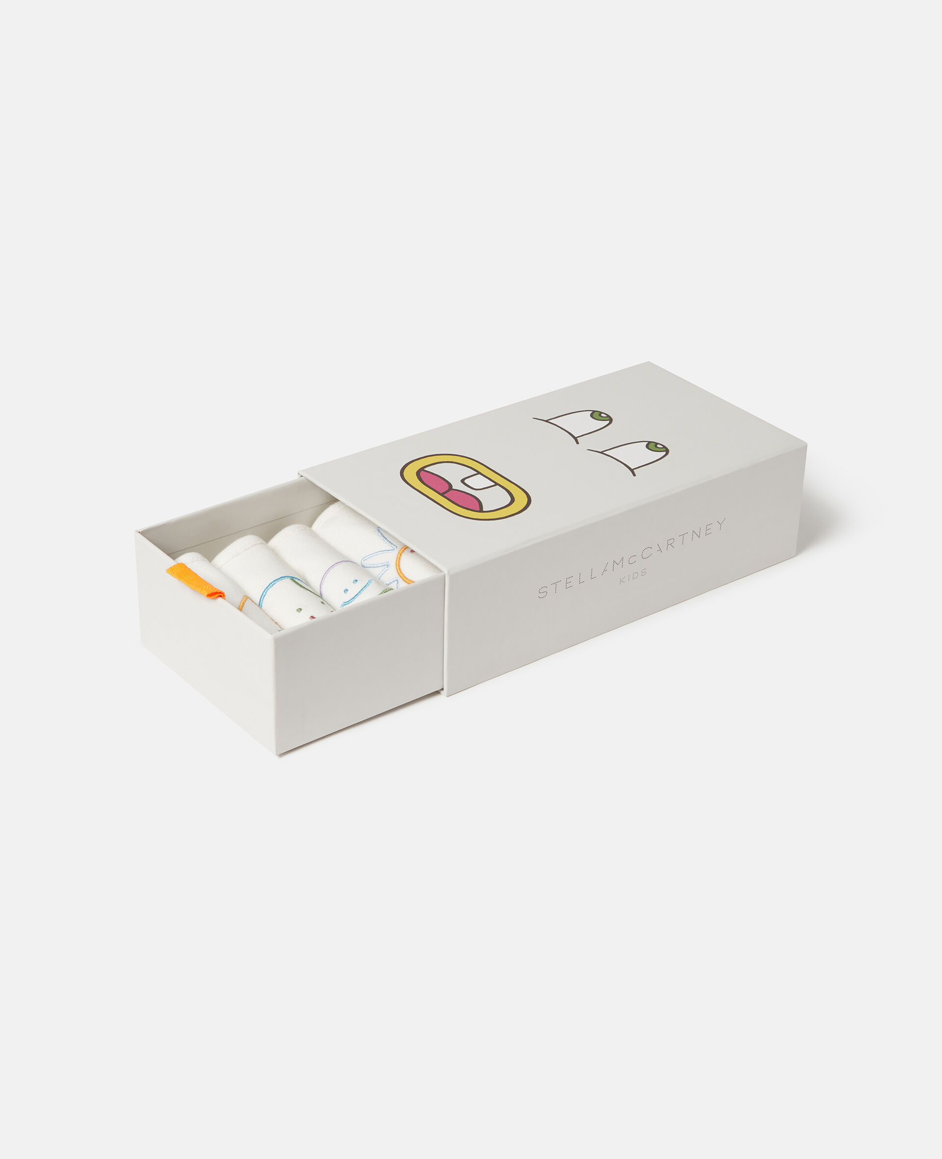 Planets Embroidered Bibs Set -White-large image number 1