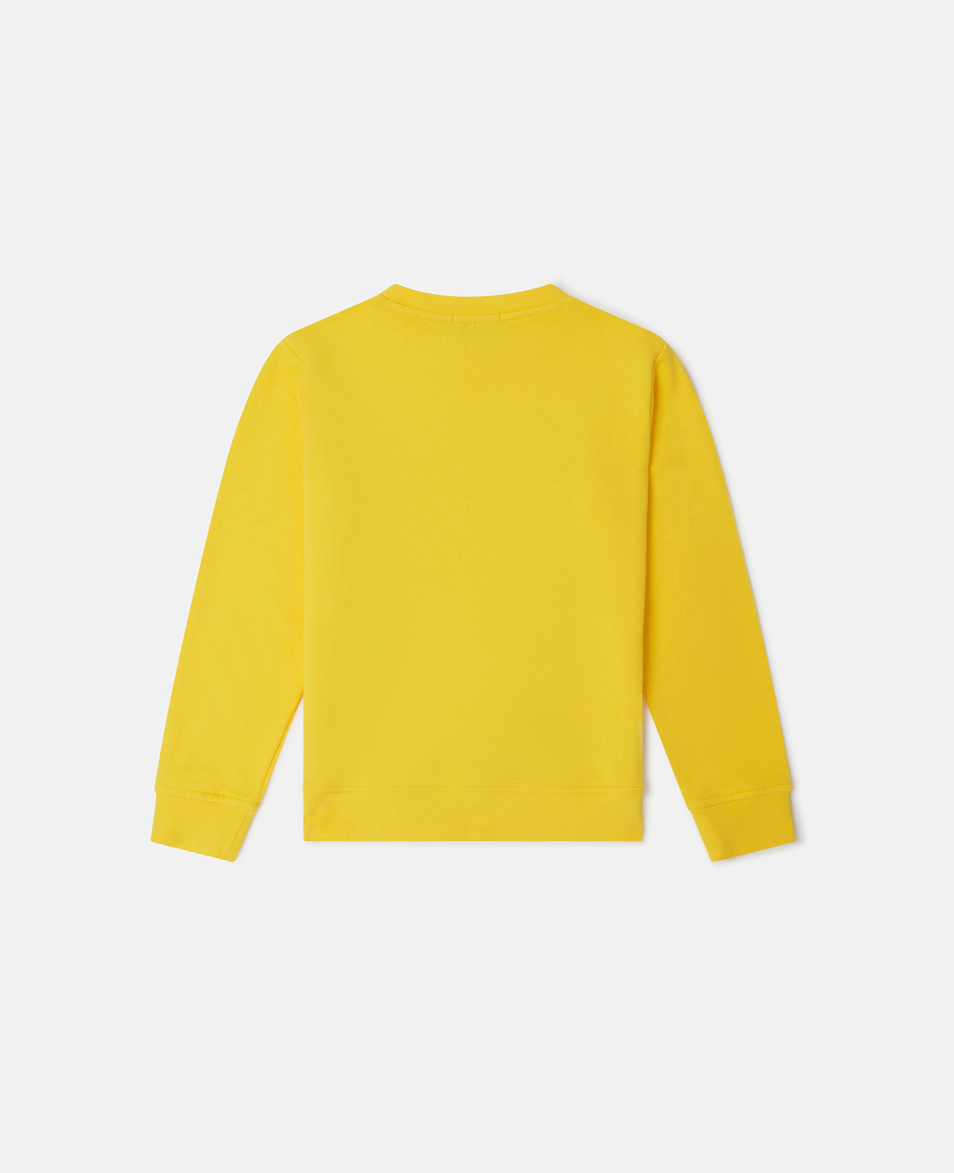 Cat Graphic Sweatshirt-Yellow-large Cat Graphic Sweatshirt-Yellow-large image number 2