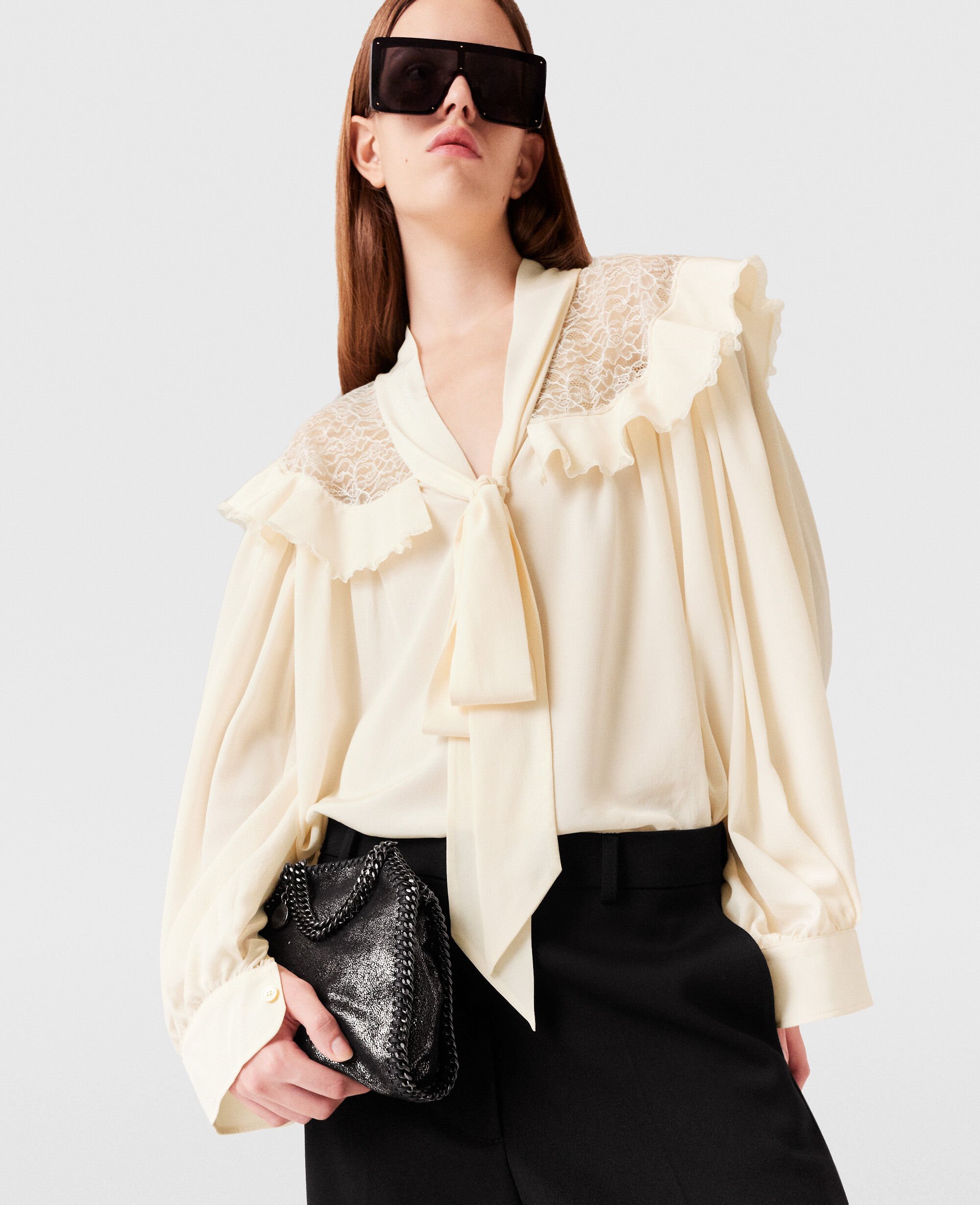 正規Stella McCartney ファラベラ タイニー　トートバッグ グレー Women ダークグレー メタリック ファラベラ タイニー トート