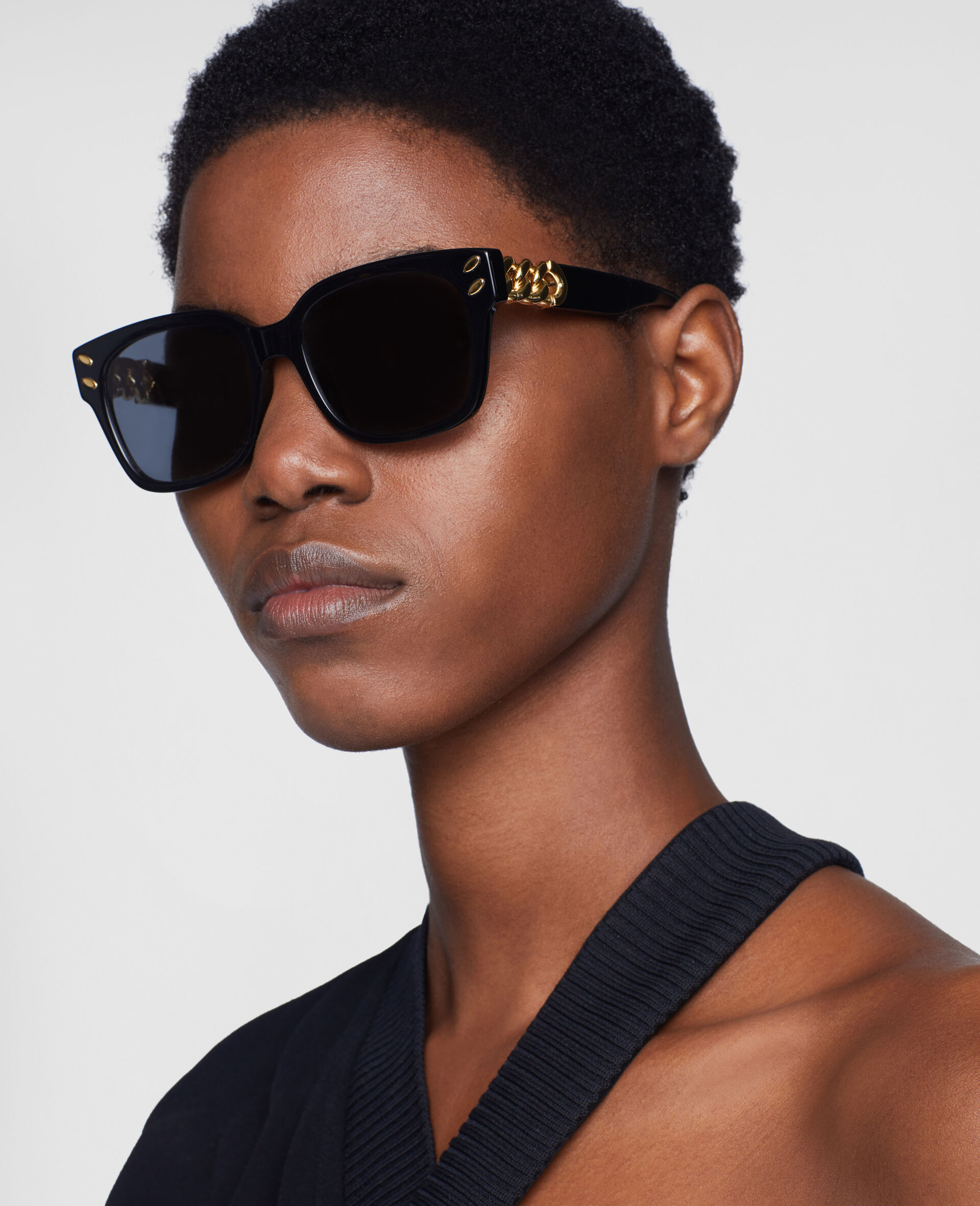 Geometric Sunglasses-Black-large image number 2