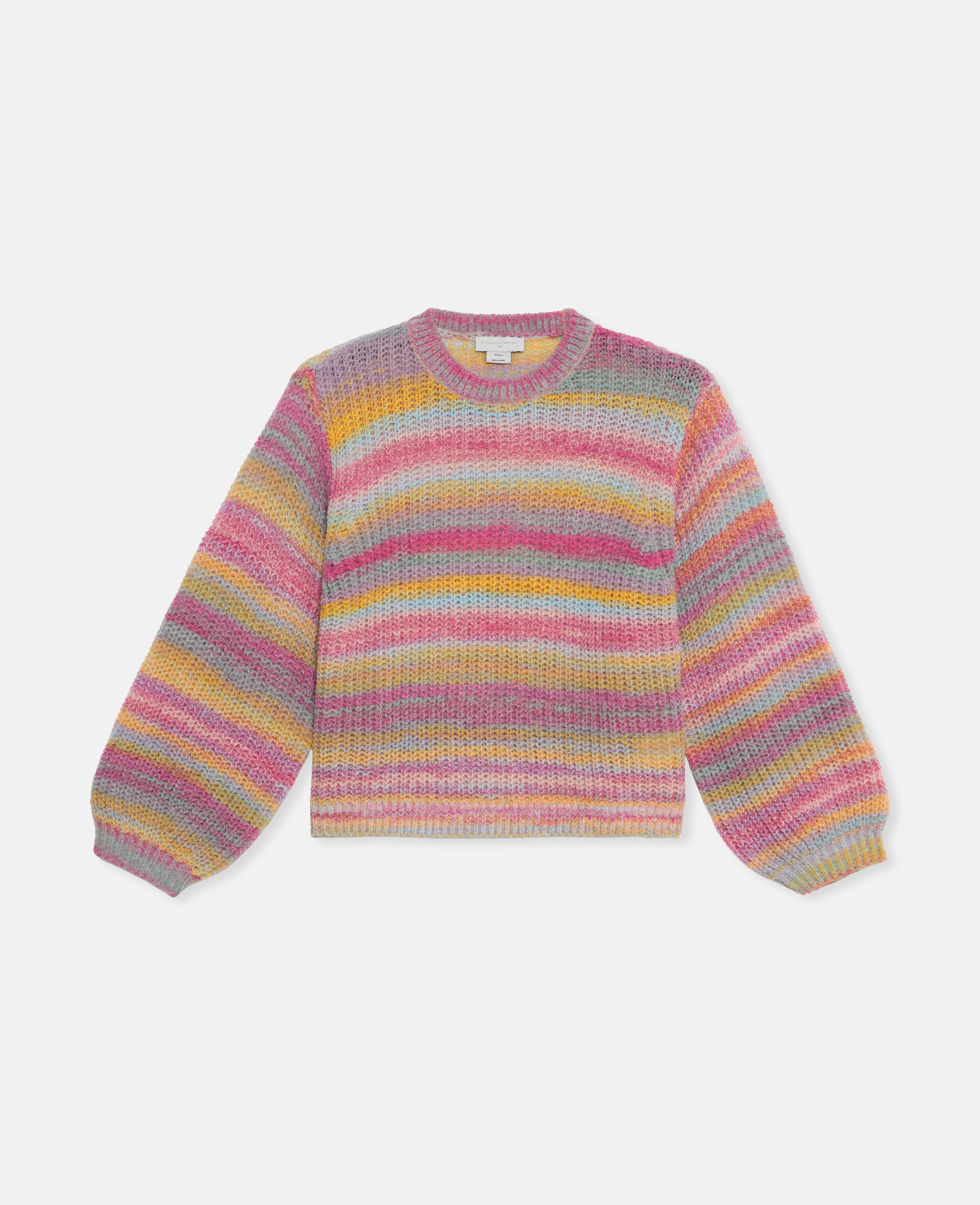 Space Dye Stripe Jumper-Multicolour-large image number 0