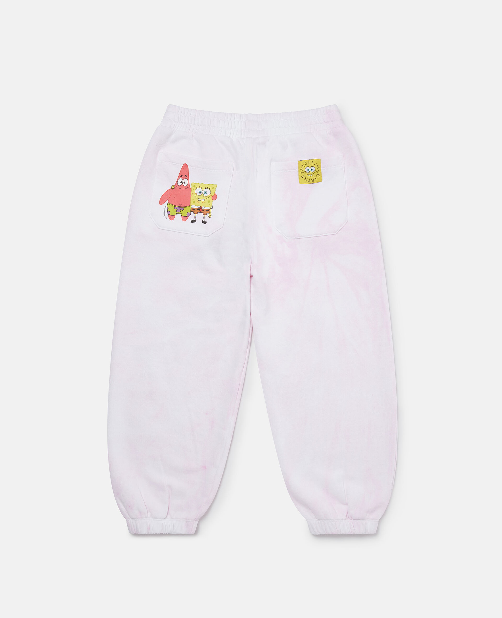 SpongeBob Tie-Dye Graphic Joggers-Pink-large image number 2