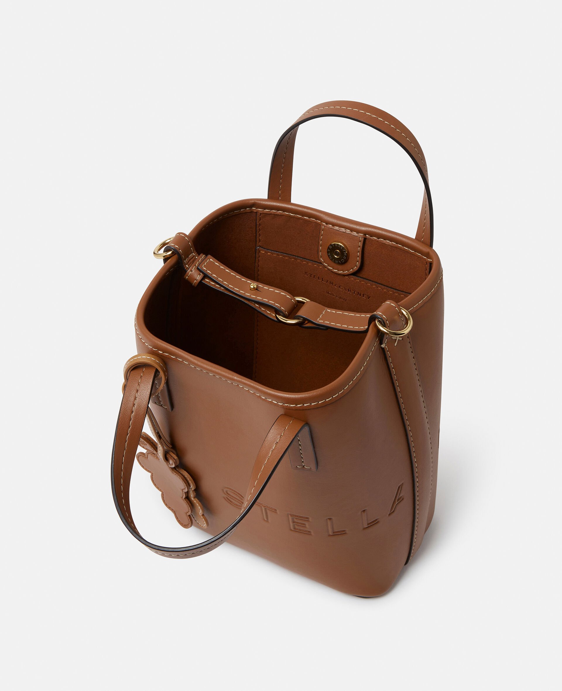 Logo Bucket Bag-Brown-large image number 2