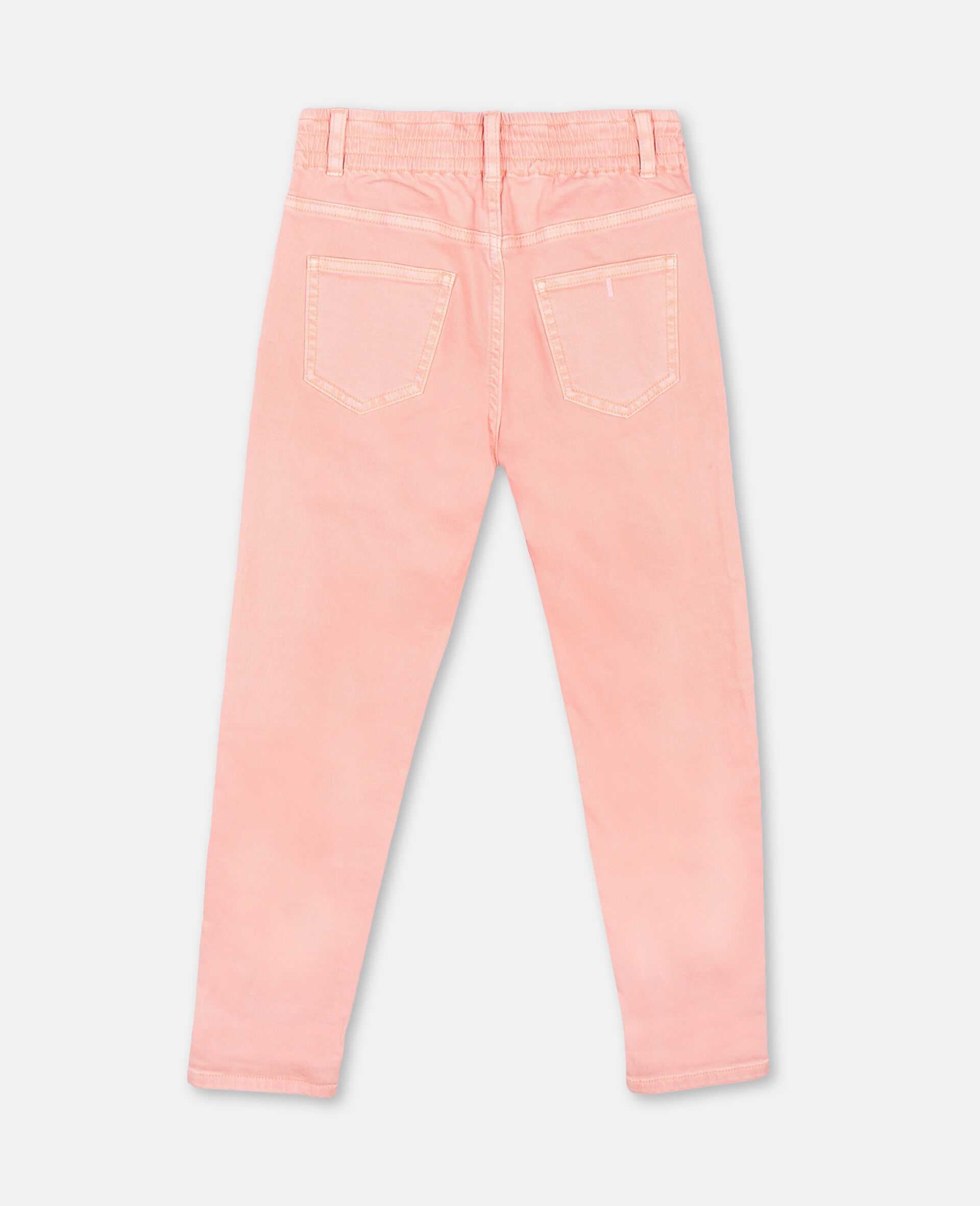 Mom Denim Trousers-Pink-large image number 3