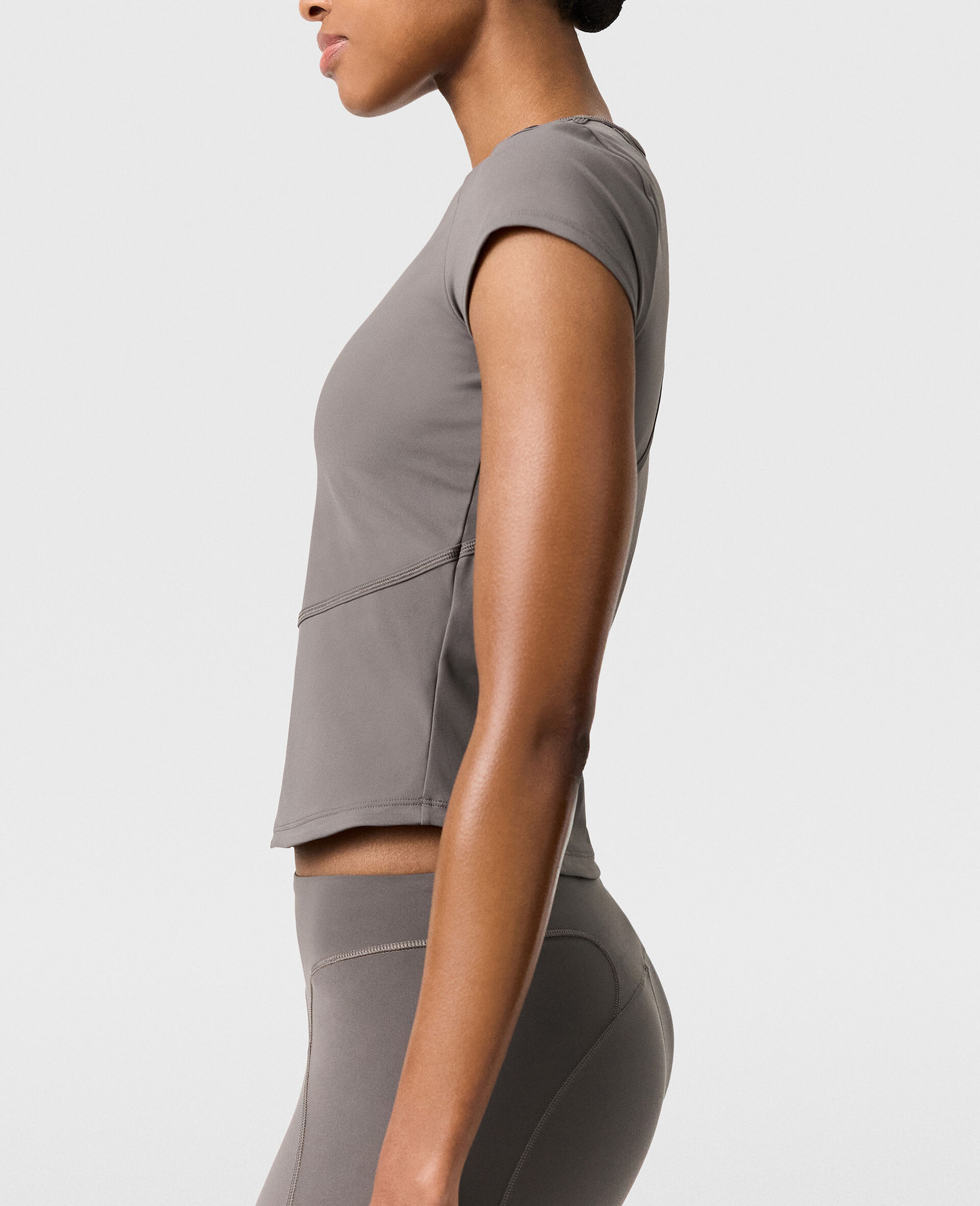 T shirt de sport TruePurpose -Marron-large image number 2