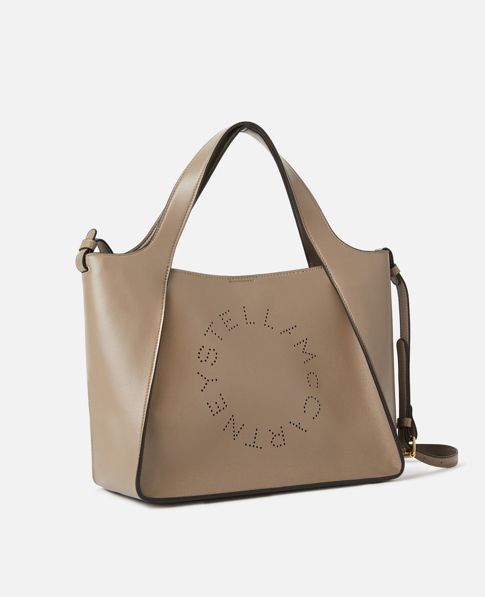 Stella Mccartney - Stella Logo crossbody bag, Women , Beige