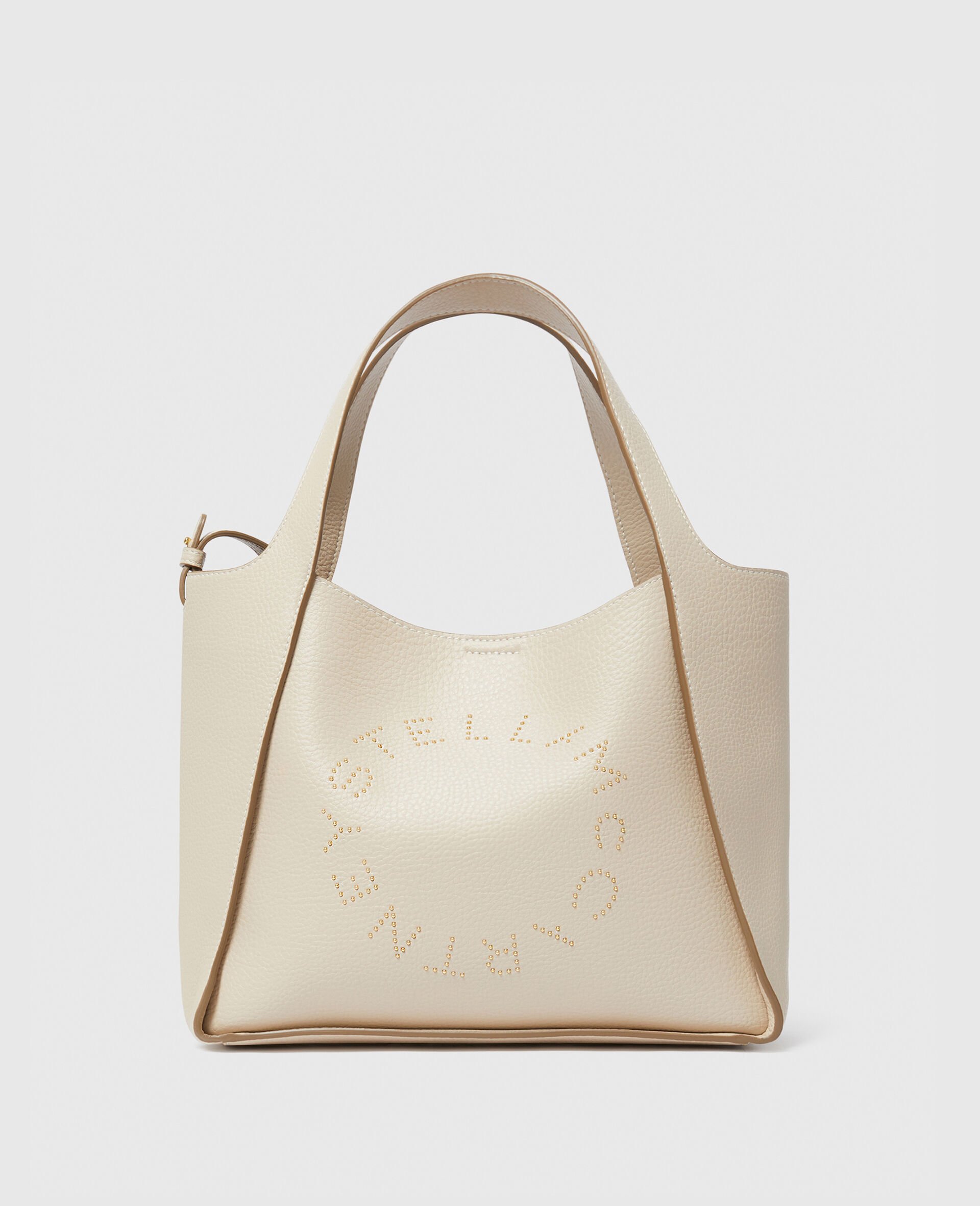 Logo Top Handle Crossbody Tote Bag-Brown-large image number 0