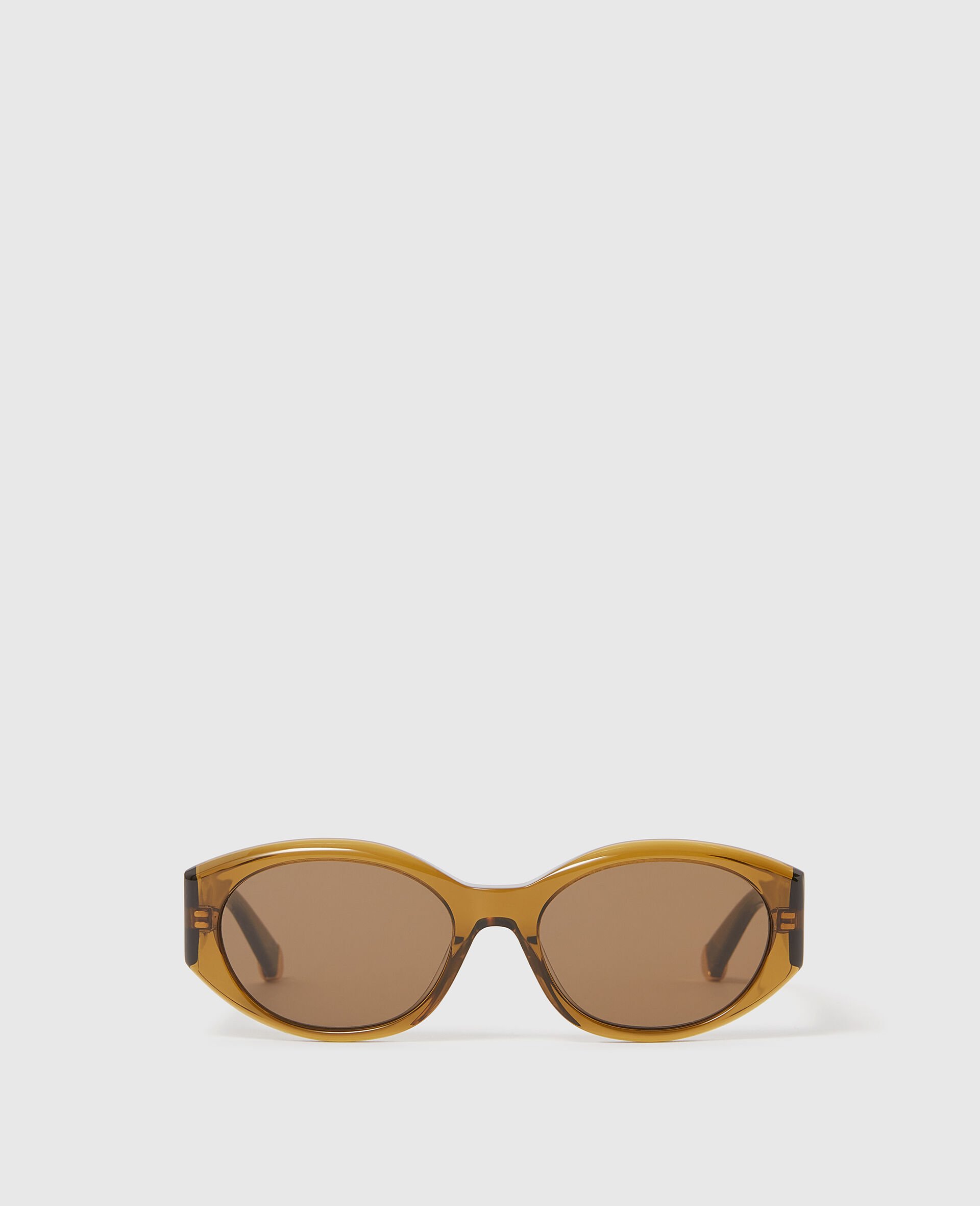 Logo Oval Sunglasses-Black-large image number 0