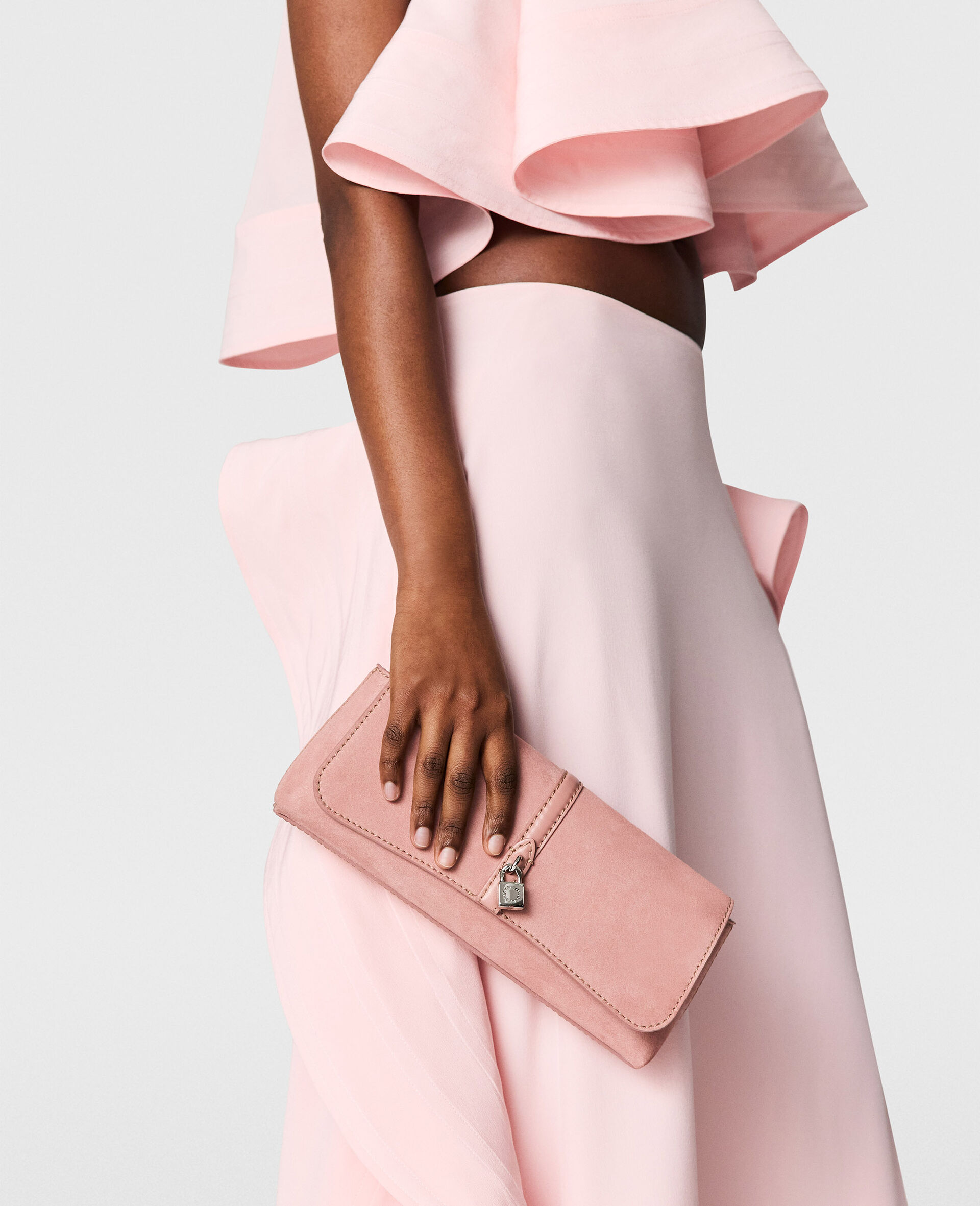 Ryder Suede-Effect Pochette-Pink-medium