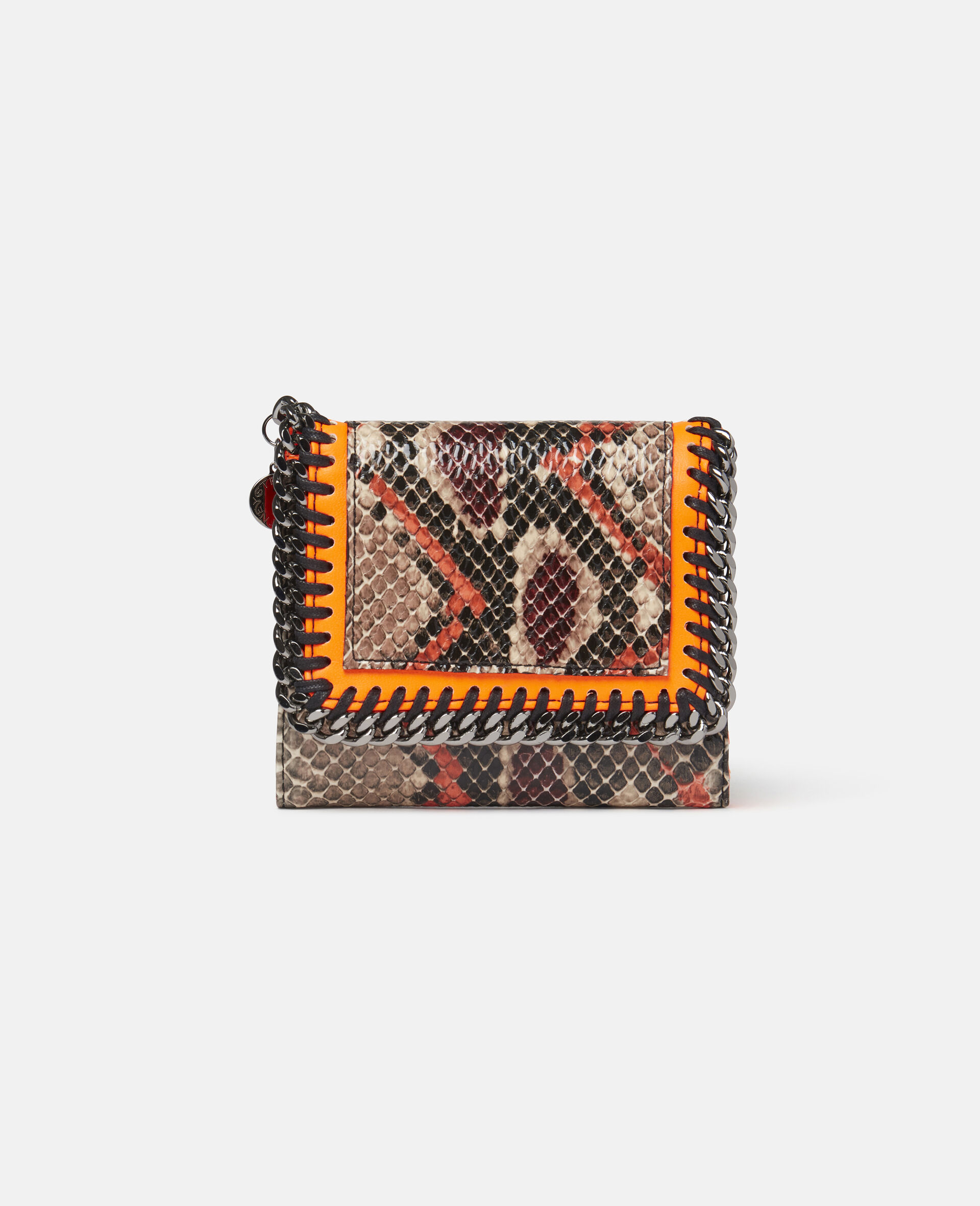 Falabella Small Flap Wallet-Orange-large image number 0