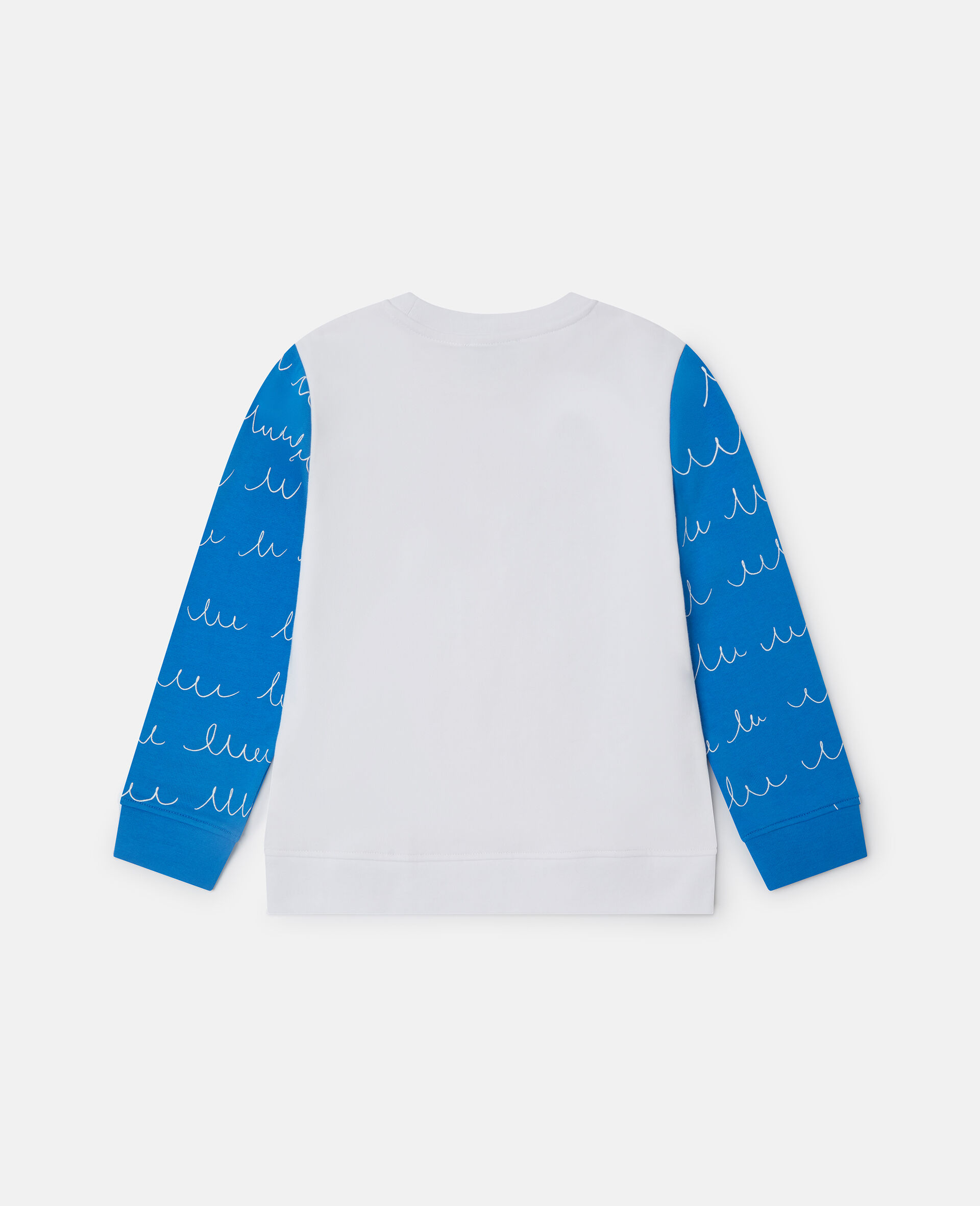 Monster Graphic Crewneck Sweatshirt-White-large image number 2