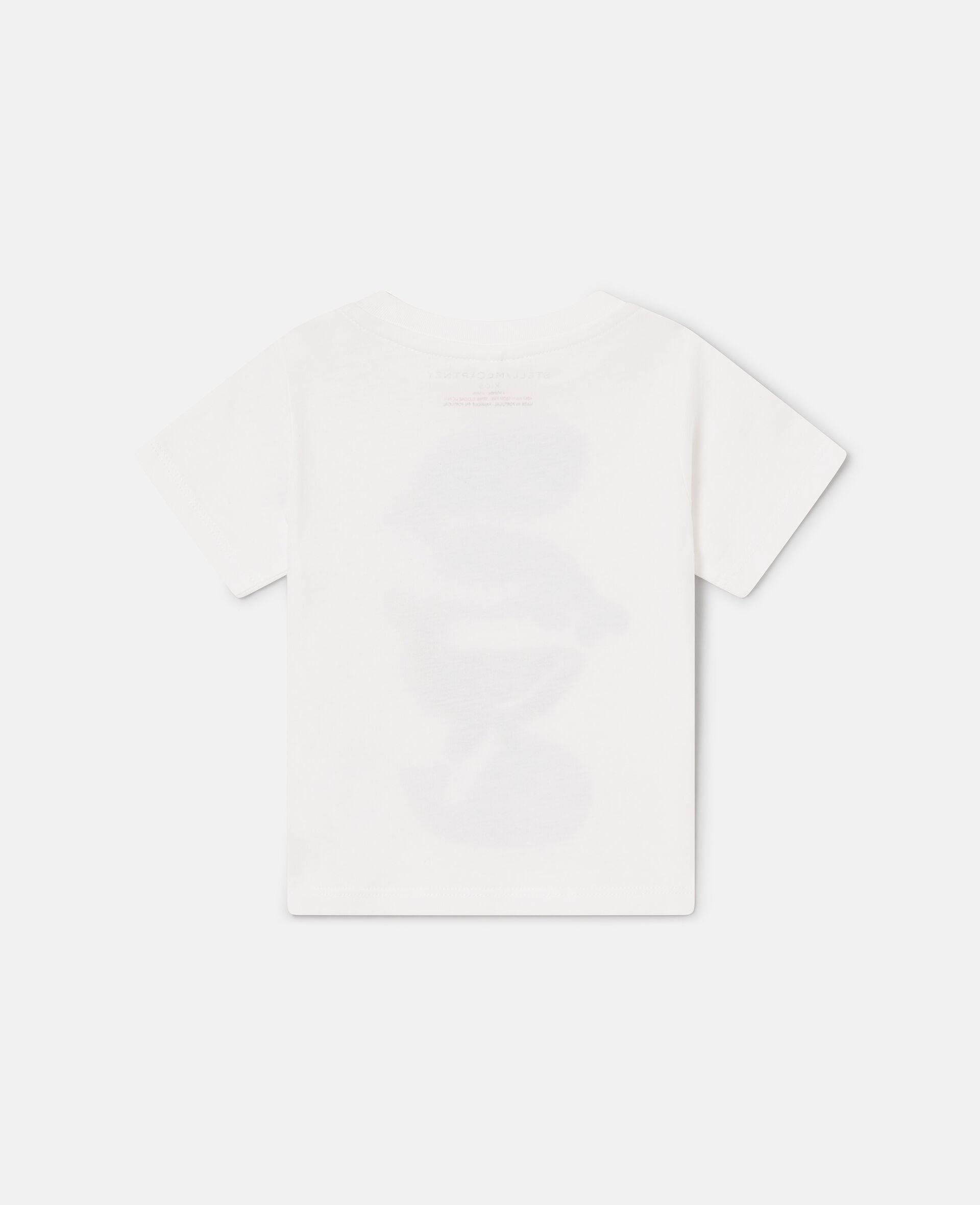 Whale Graphic Short Sleeve T-Shirt-White-large image number 2