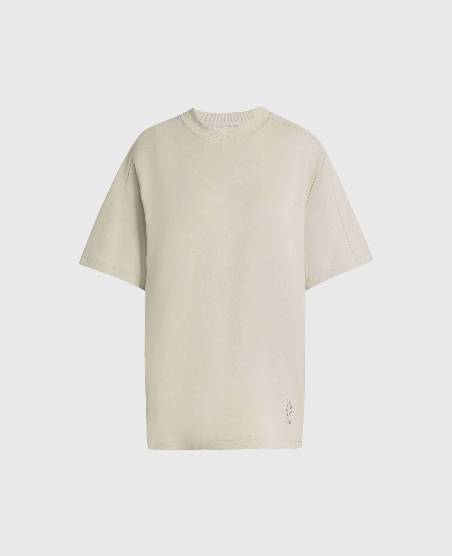 Oversized Logo T-Shirt-Grey-medium