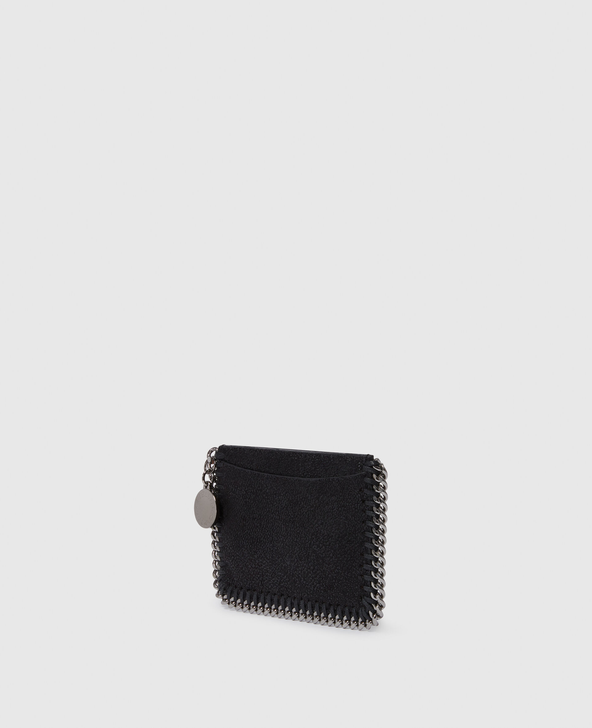 Porte cartes zippe Falabella-Noir-medium