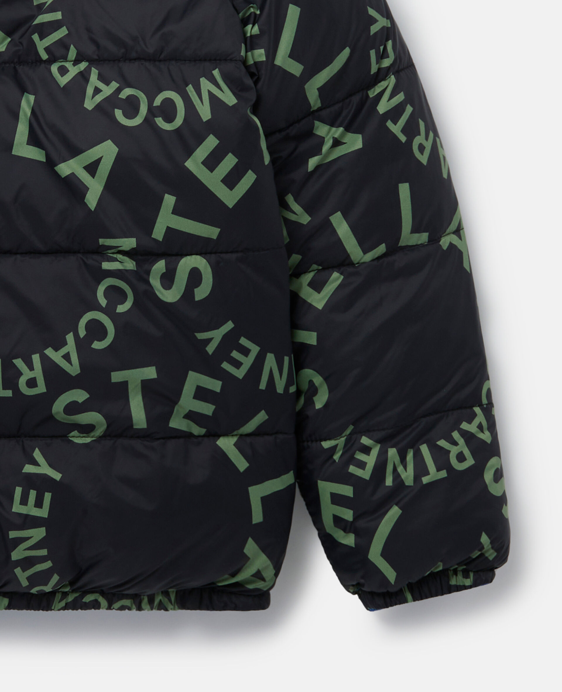 Piumino con cappuccio-Blu-large image number 3