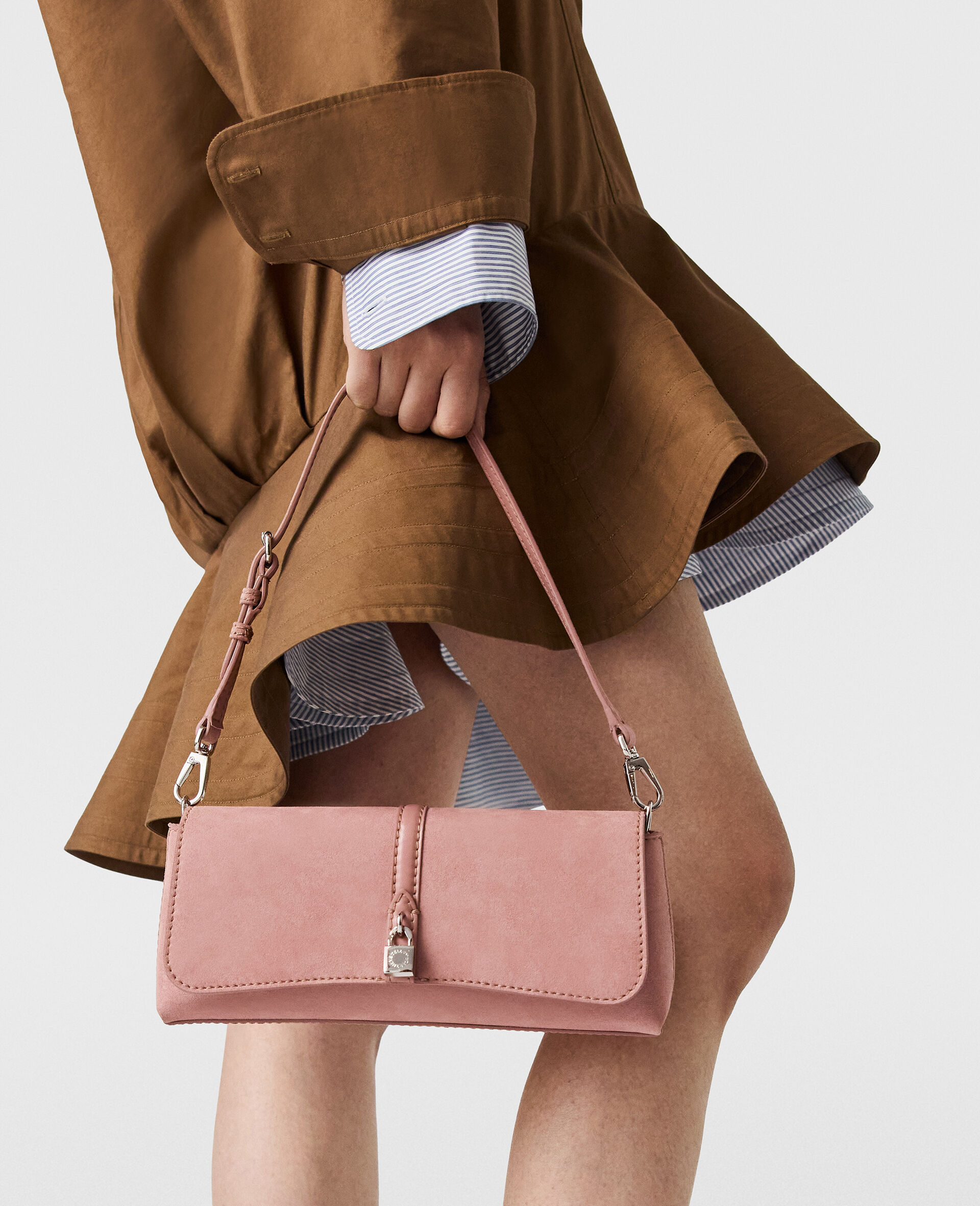 Ryder Suede-Effect Pochette-Pink-large image number 5