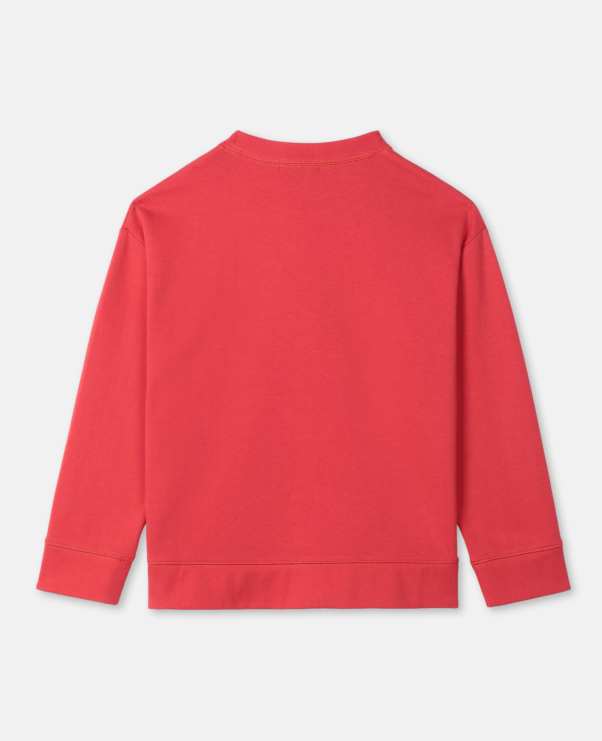 Oversized-Sweatshirt aus Baumwolle mit Segeln-Print -Rot-large image number 3