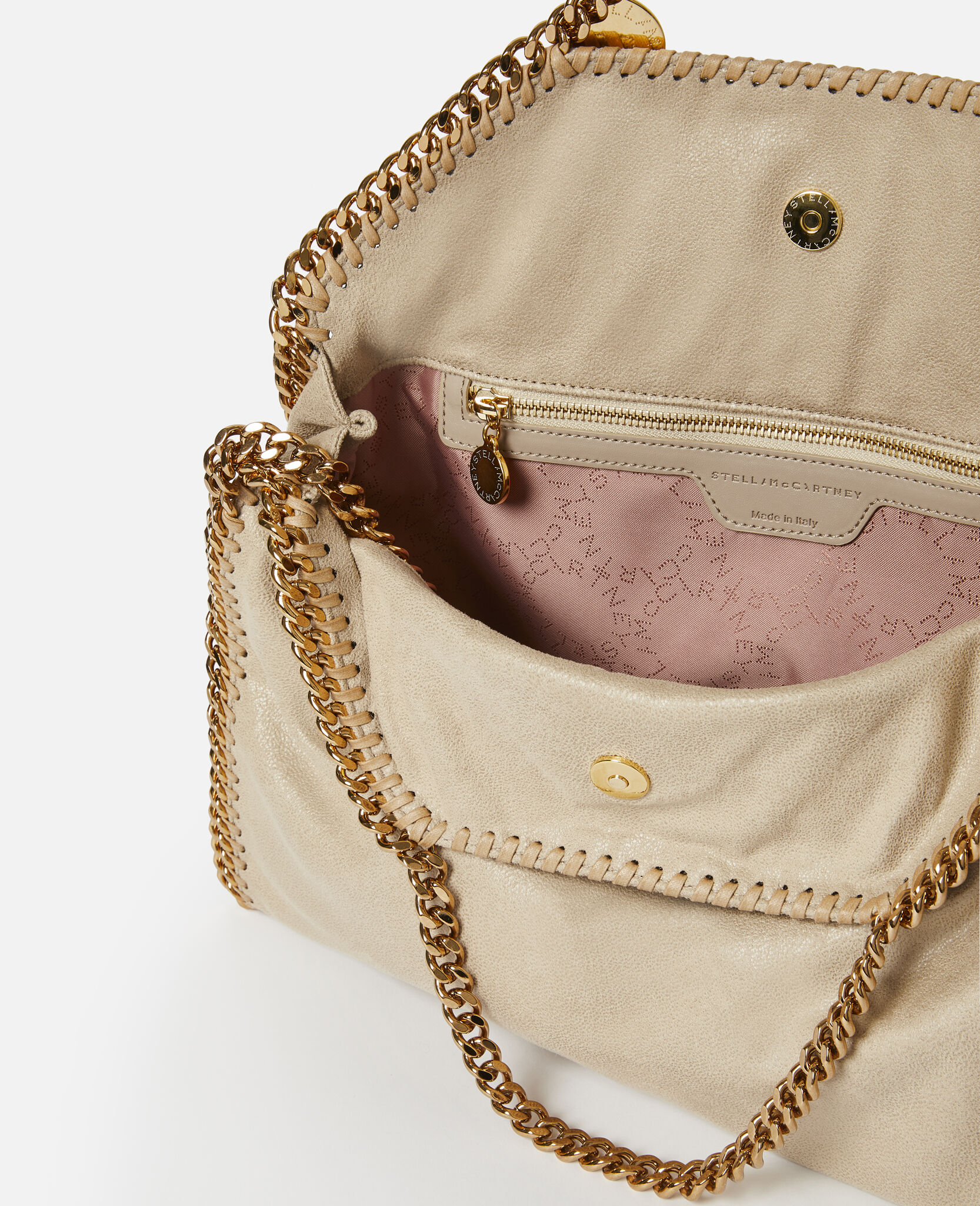 Stella mccartney bag gold online chain