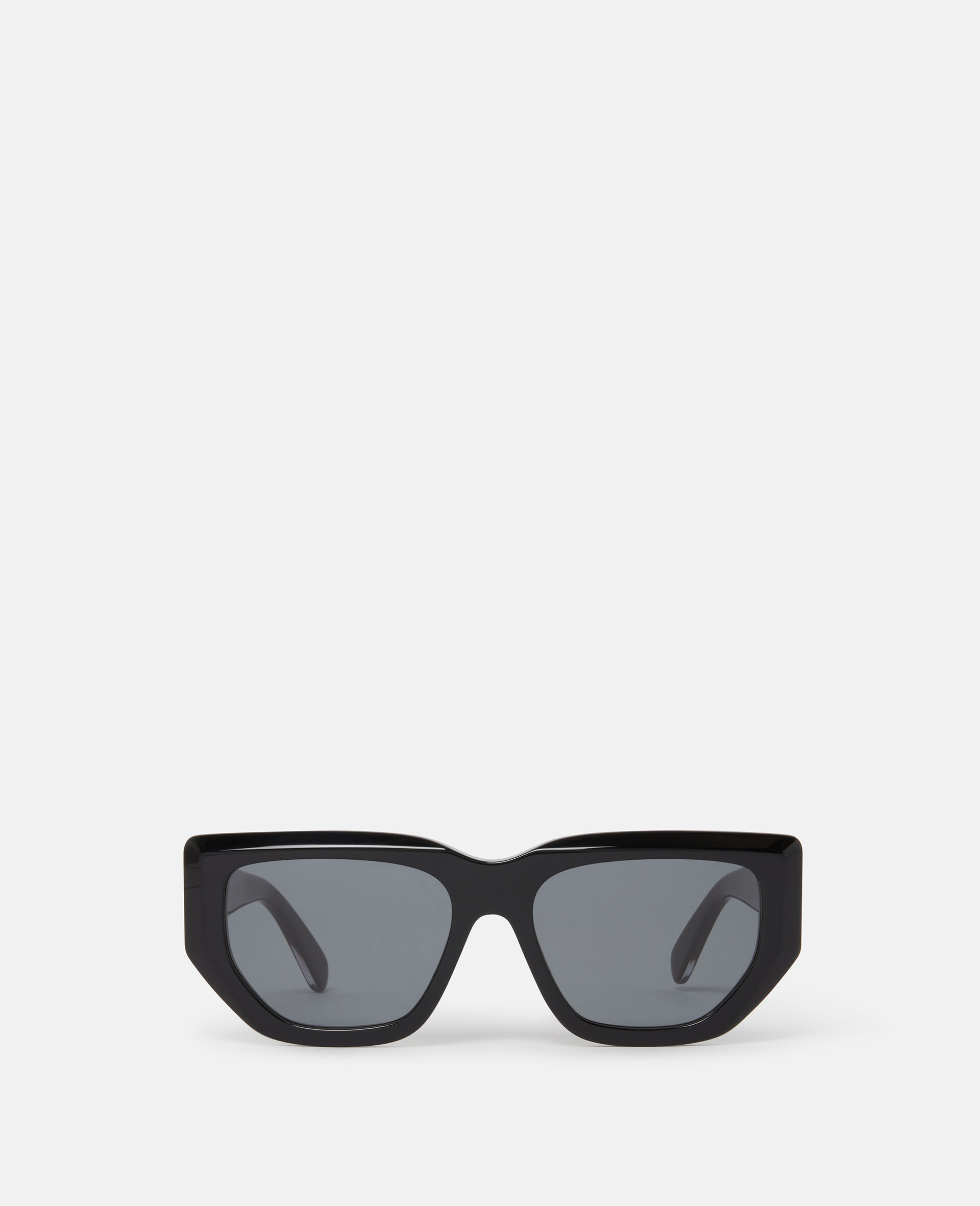 Logo Cat‐Eye Sunglasses-Black-large image number 0