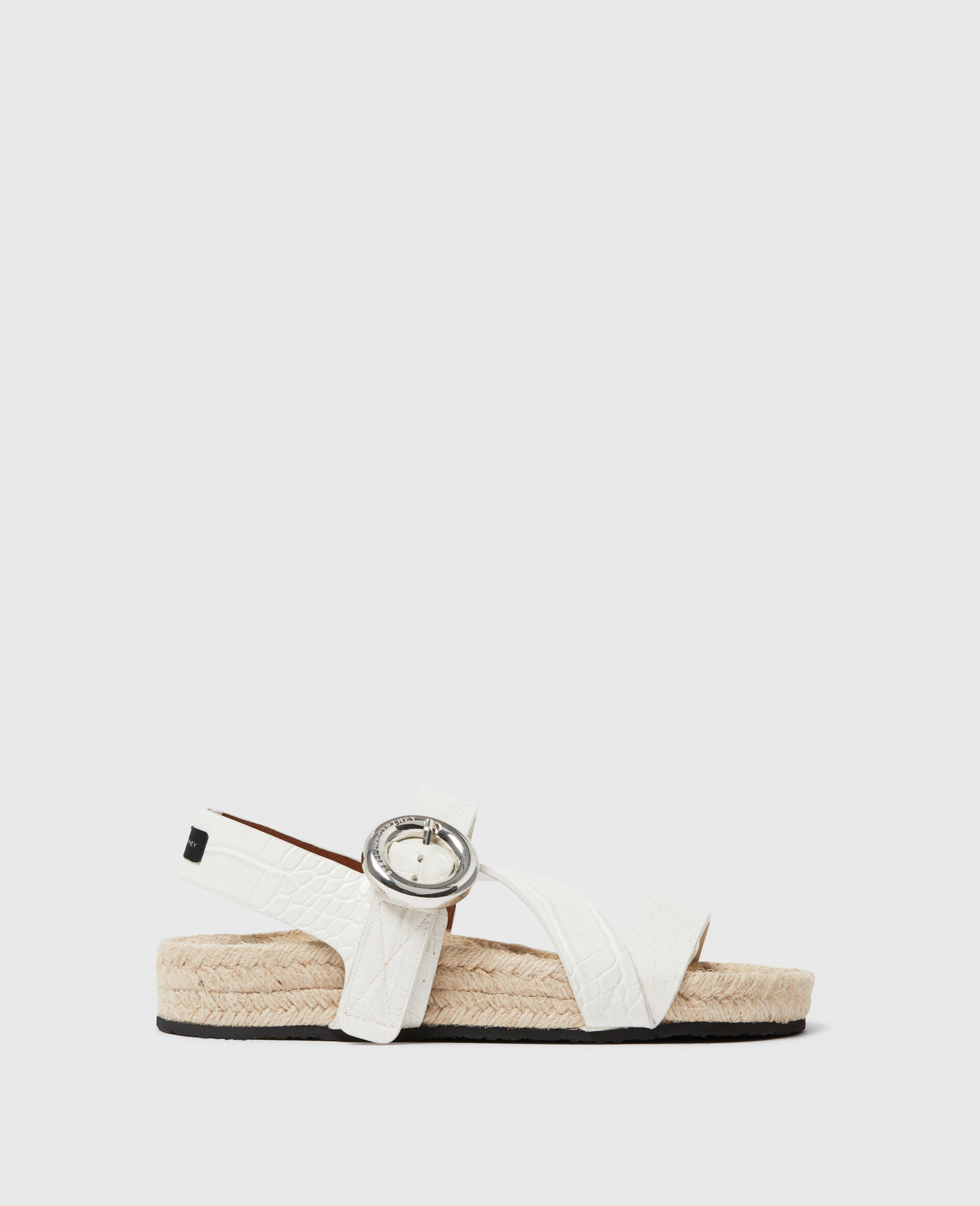 Gaia S-Wave Sandals-White-large image number 0