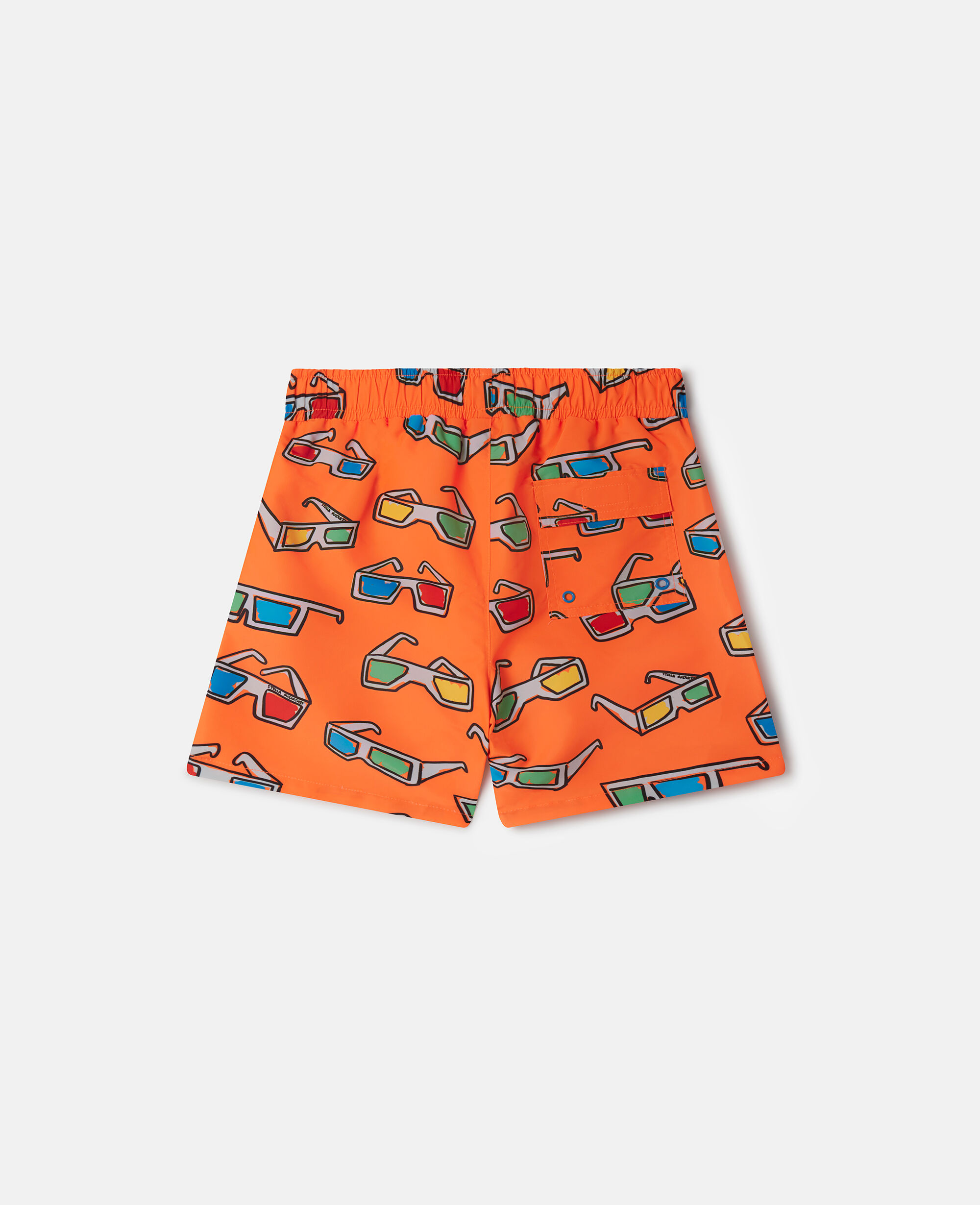 Stella McCartney Kids graphic-motif shorts - Black