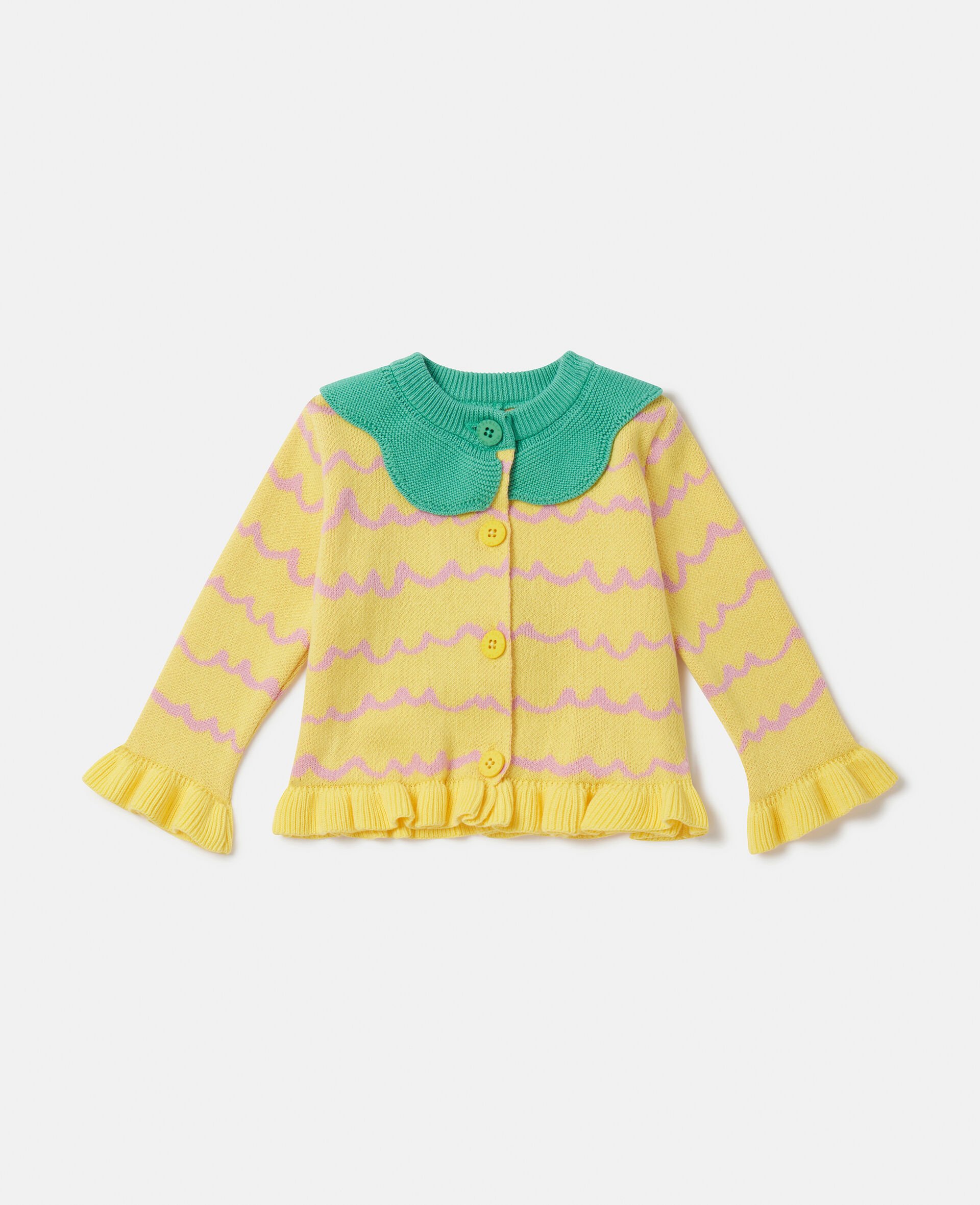 Pineapple Cardigan-Giallo-large image number 0