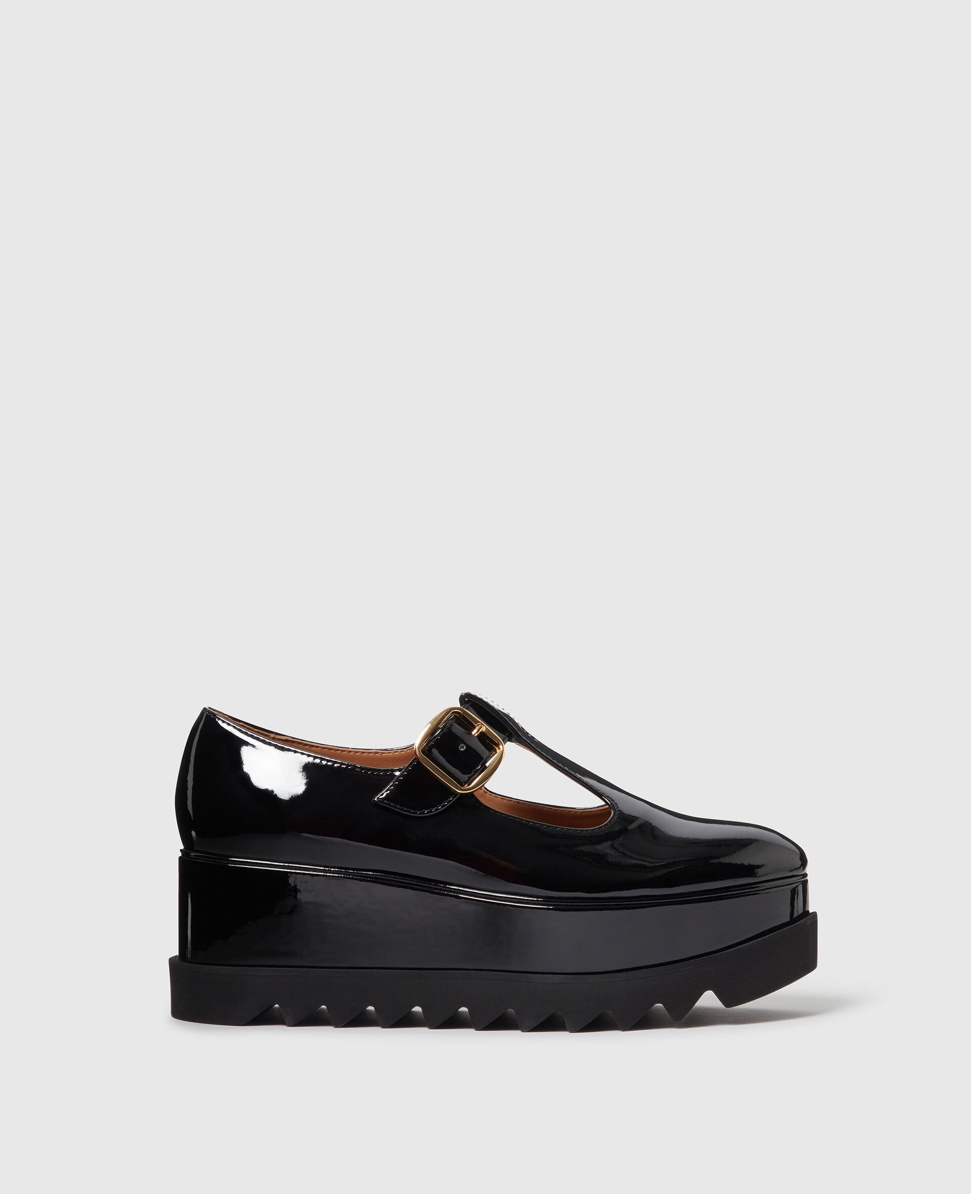 Elyse T-Bar Platform Mary Janes-Black-large image number 0