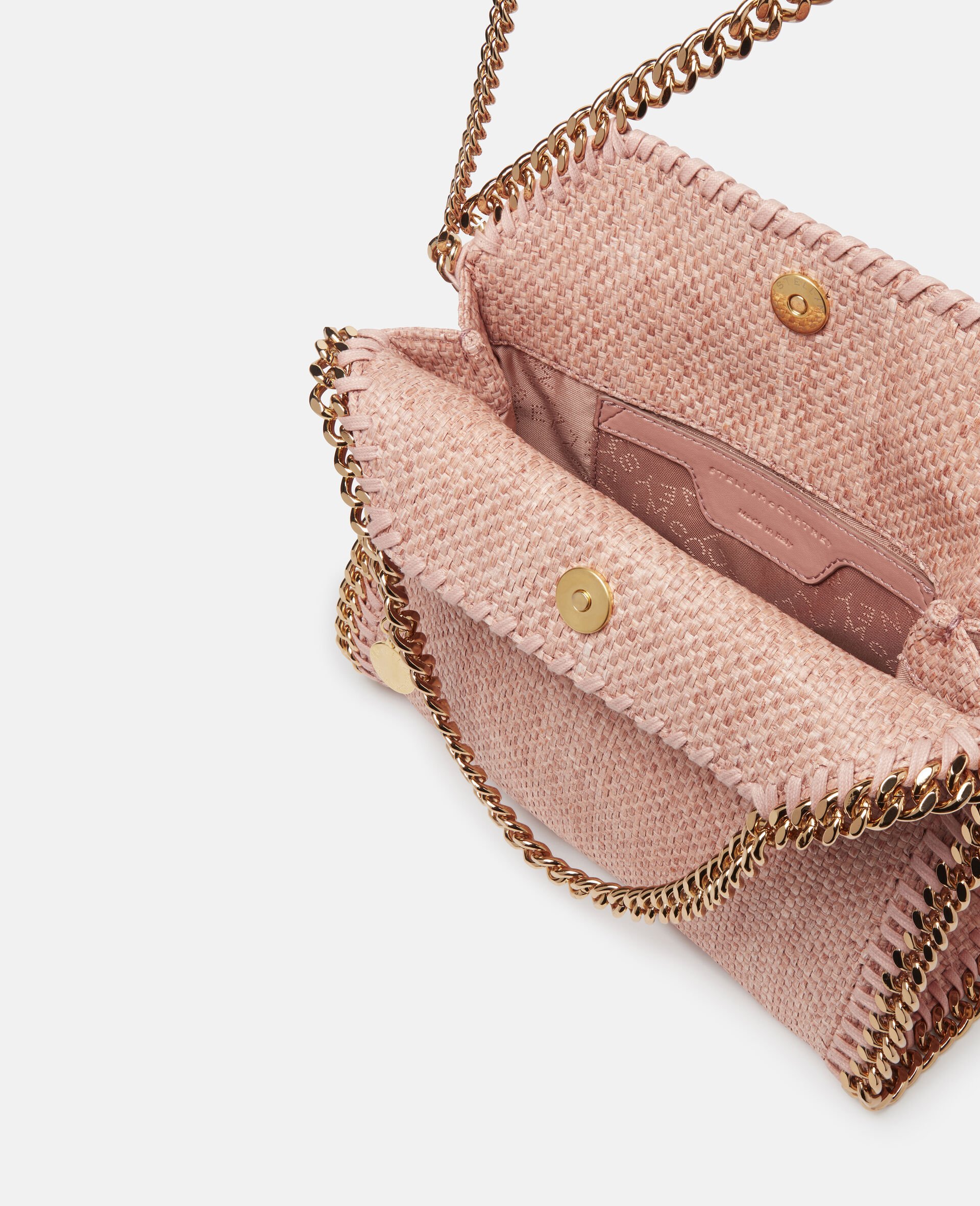 Falabella Mini Woven Raffia Tote-Blue-large Falabella Mini Woven Raffia Tote-Blue-large image number 3