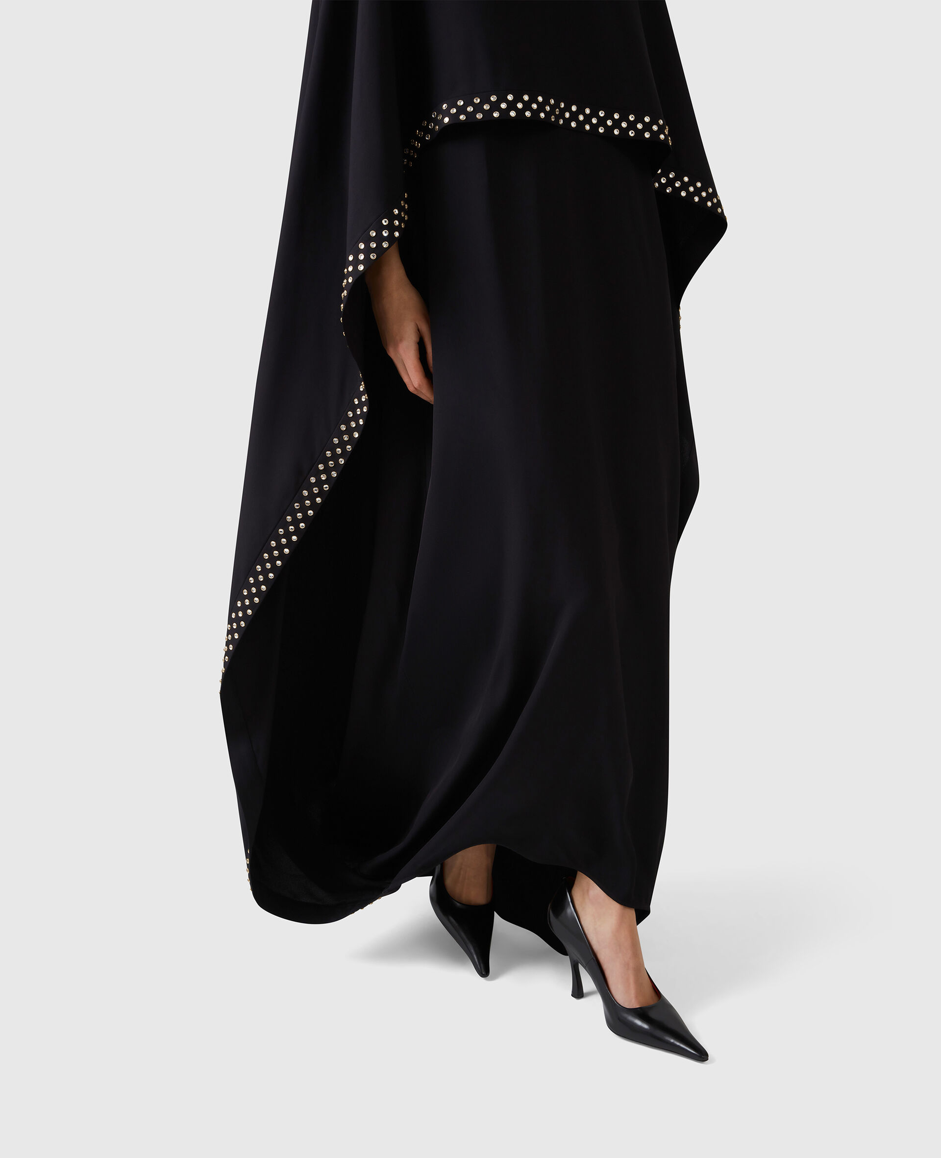 Lead-Free Crystal Cape Gown-Pink-large Lead-Free Crystal Cape Gown-Pink-large image number 6