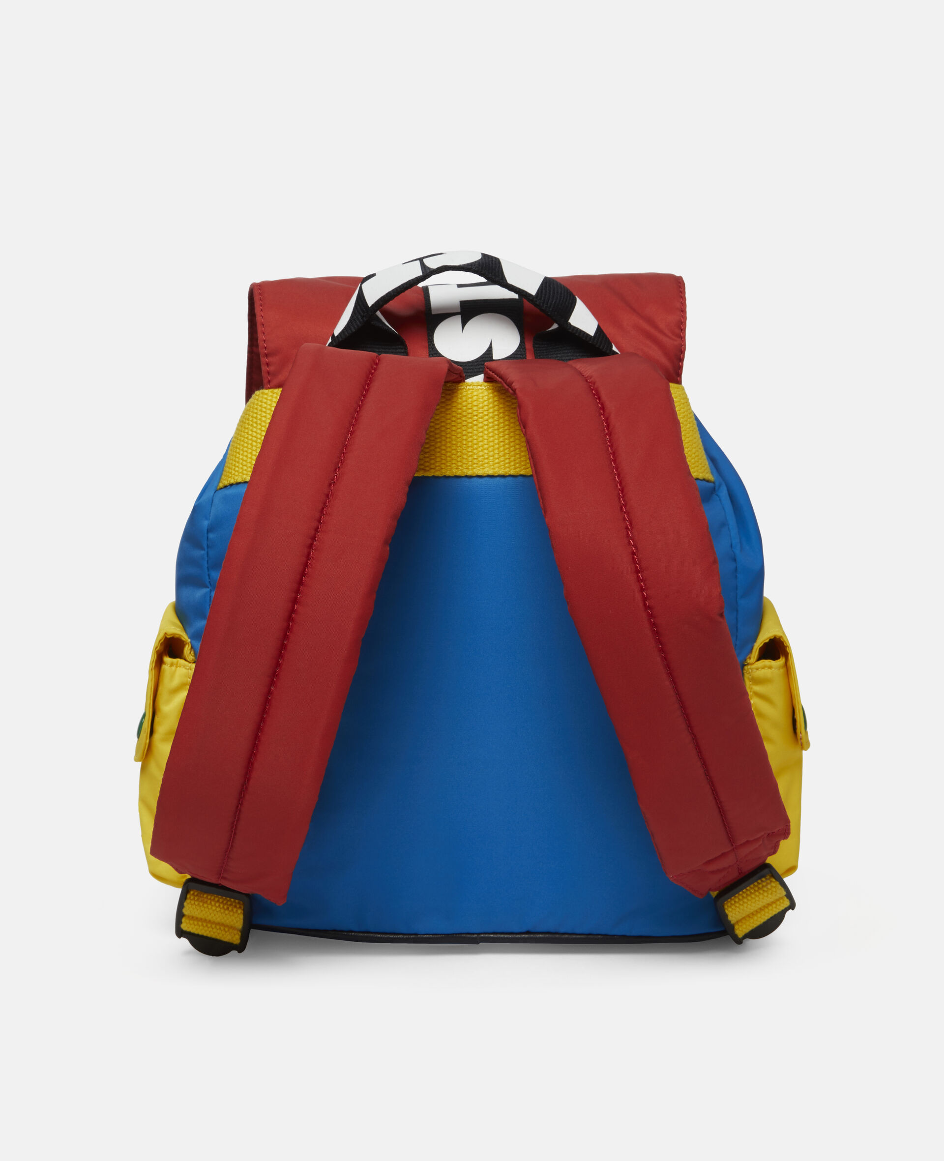 Colourblock Logo Small Backpack -Multicolour-large image number 3