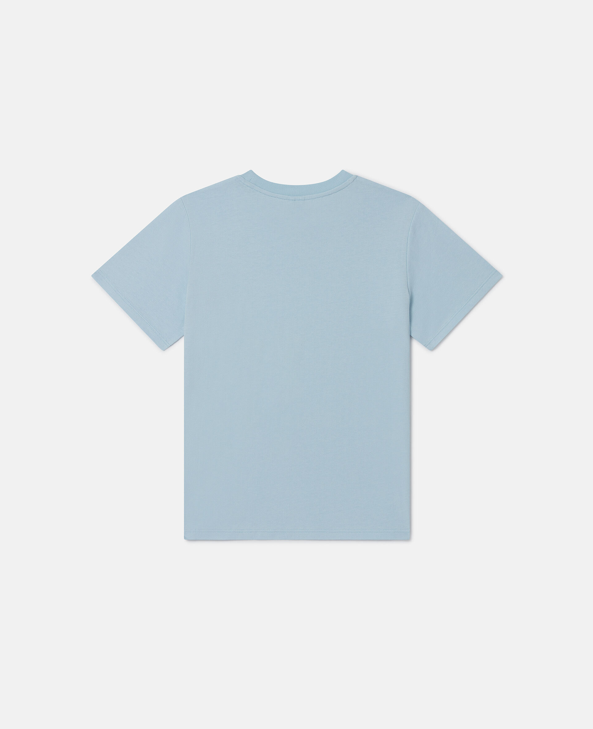 Fairy Graphic Crewneck T-Shirt-Blue-large image number 2